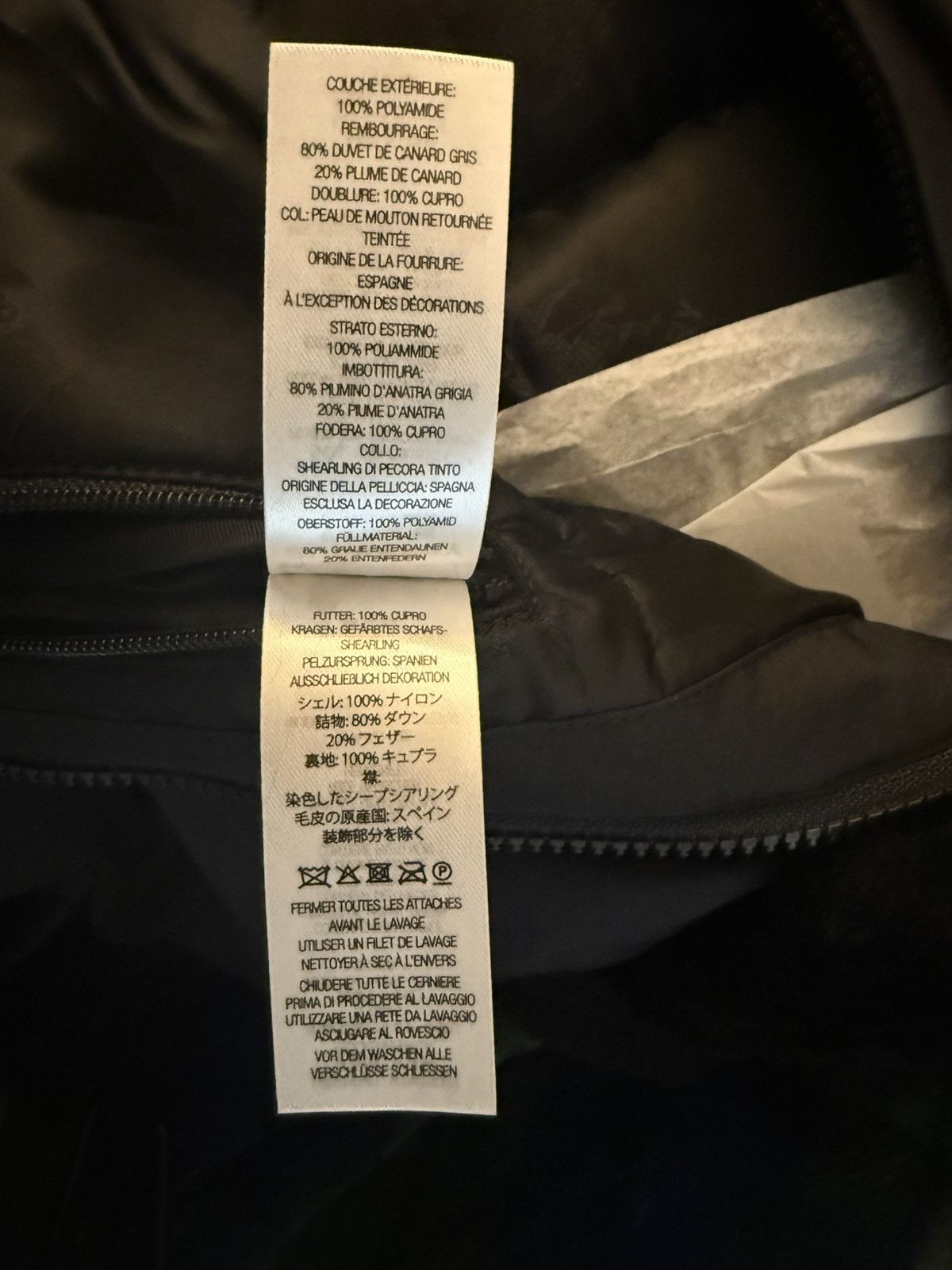 Burberry × Supreme Supreme Burberry Shearling collar down puffer jacket Size US L / EU 52-54 / 3 - 18 Thumbnail