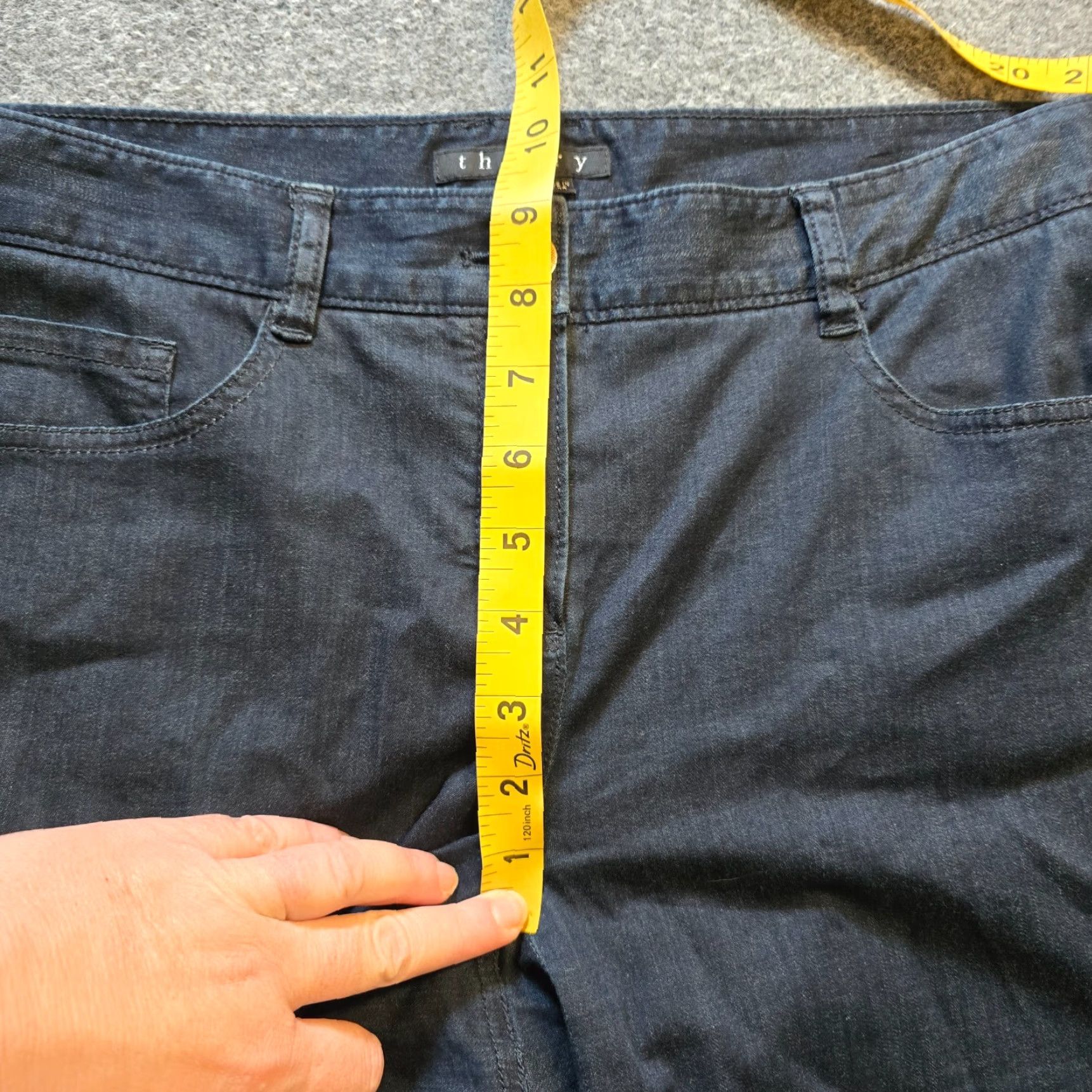 Theory Theory Jeans Women Size 12 Blue Dark Wash Skinny Business Casual Capsule Minimal Jeans Size 34" / US 12 / IT 48 - 6 Thumbnail