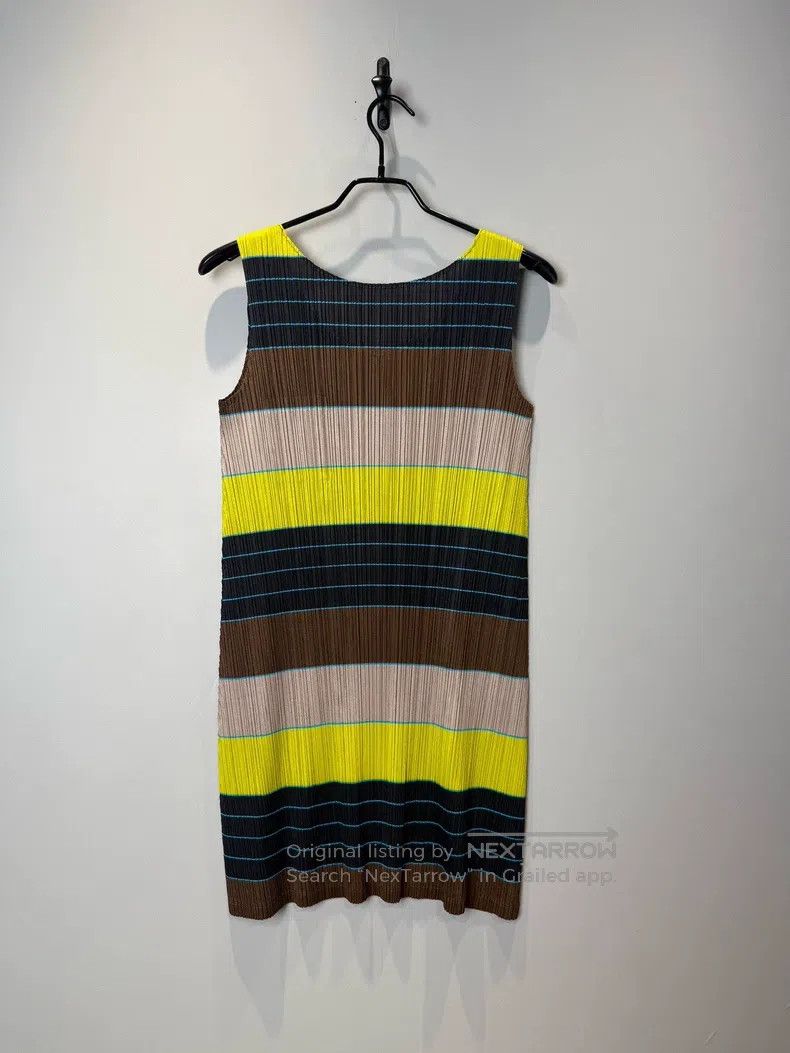 Issey Miyake Issey Miyake Striped Dress Size L / US 10 / IT 46 - 2 Thumbnail