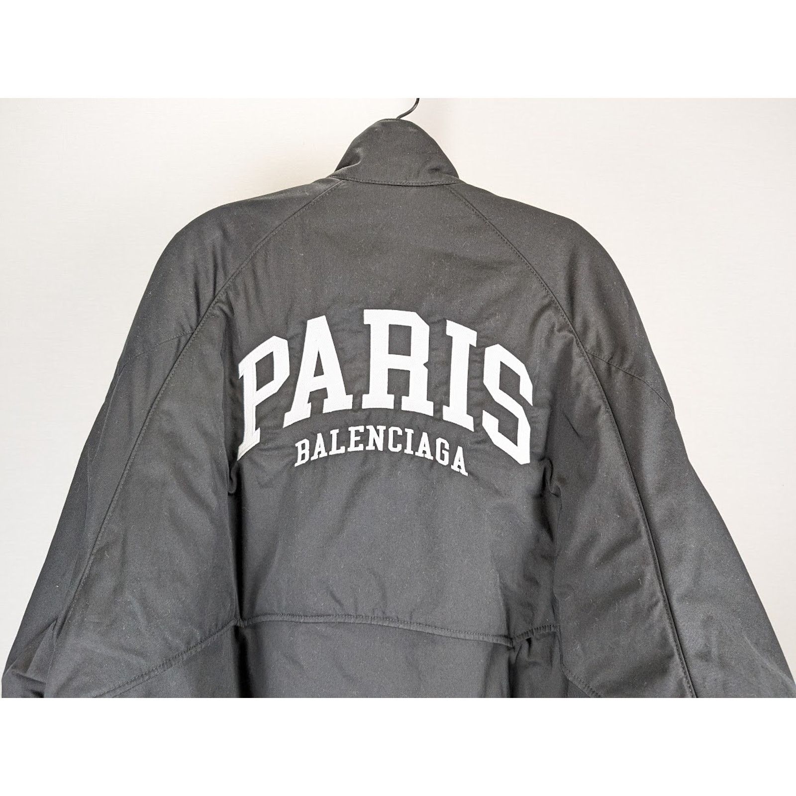 Balenciaga o1rshd1 Paris Jacket in Black Size US M / EU 48-50 / 2 - 12 Thumbnail