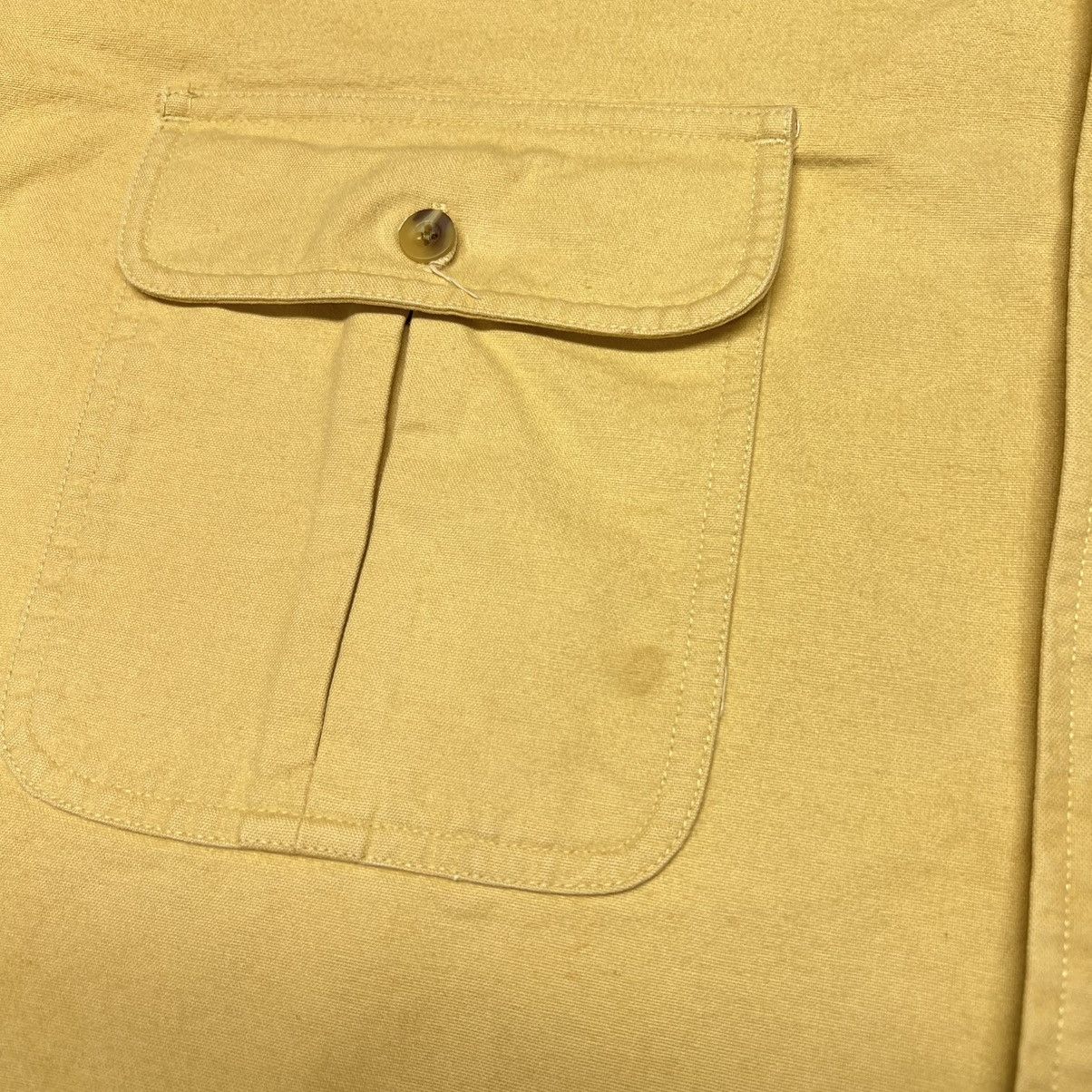 Cabelas × Vintage Cabelas Button Down Shirt Yellow Flannel Heavy Long Sleeve Size US XXL / EU 58 / 5 - 9 Thumbnail