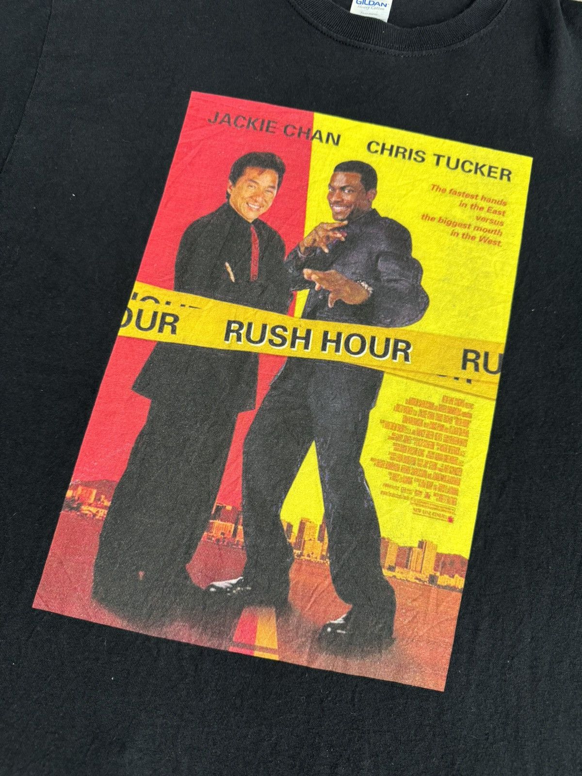 Rap Tees × Vintage VINTAGE RUSH HOUR MOVIE PROMO SHIRT Size US M / EU 48-50 / 2 - 5 Thumbnail