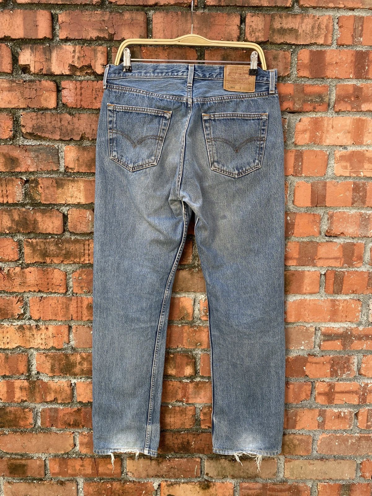 Levi's × Levi's Vintage Clothing × Vintage W34x31 vintage levi's 501 made in USA 90s Size US 34 / EU 50 - 2 Thumbnail