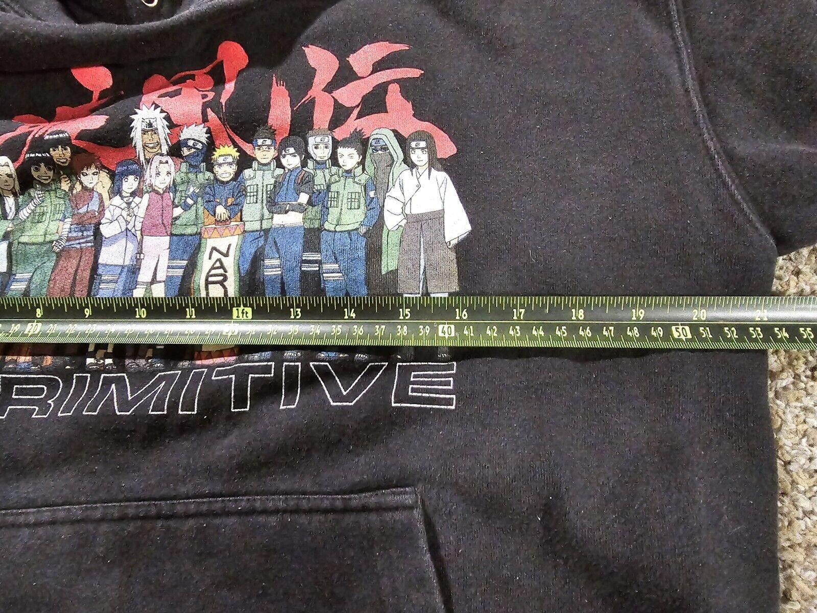 Designer 2007 Primitive x Naruto Shippuden Anime Hoodie Small Black Size ONE SIZE - 5 Thumbnail