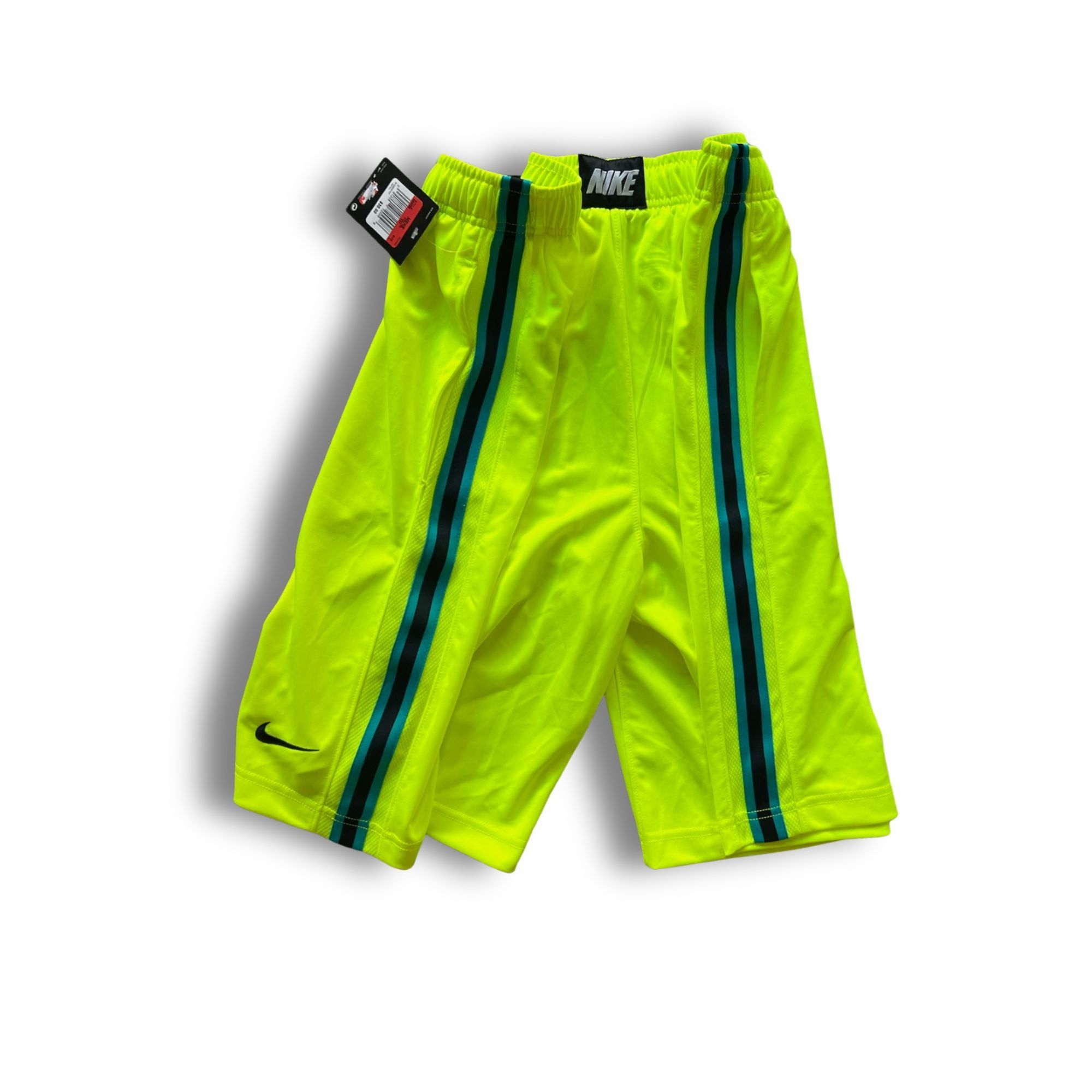 Nike Nike Neon Yellow Basketball Shorts Mens Size L Training Ligh Size US 33 - 5 Thumbnail