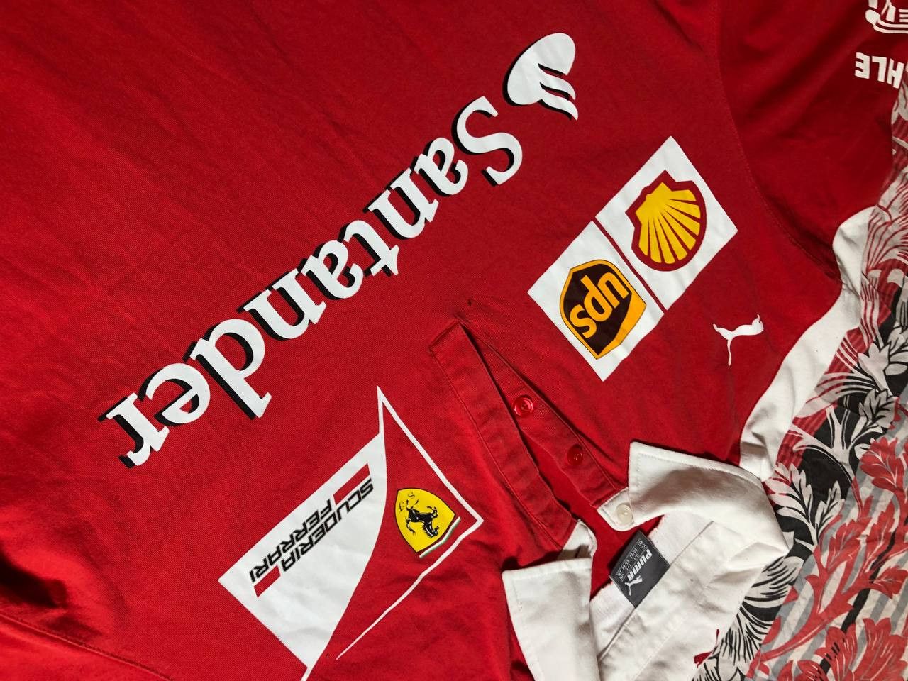Ferrari × Puma VERY RARE PUMA FERRARI FORMULA ONE POLO RACING Y2K NASCAR Size US XXL / EU 58 / 5 - 8 Thumbnail