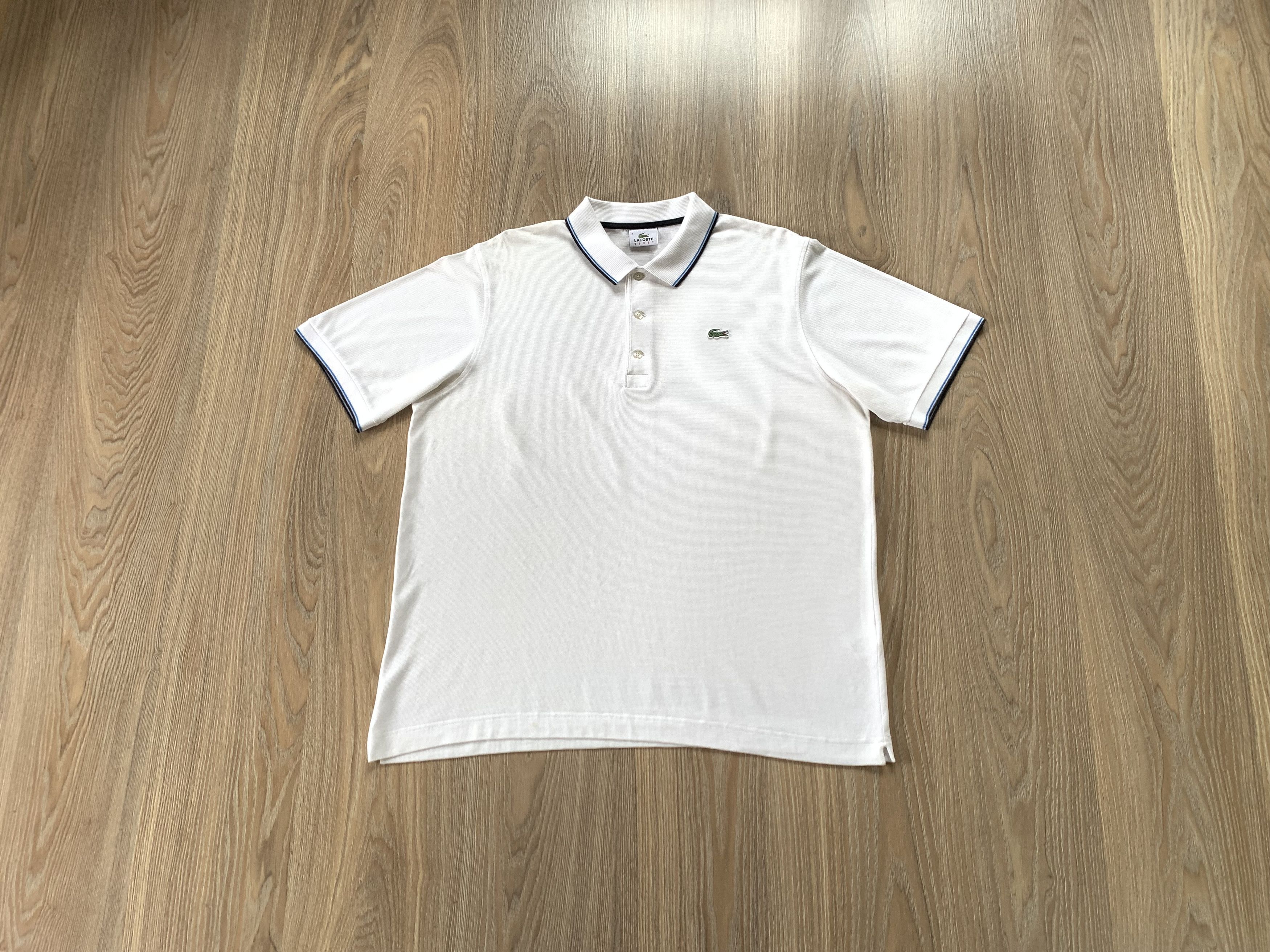 Lacoste × Vintage Vintage Lacoste Sport White Polo Size US L / EU 52-54 / 3 - 9 Thumbnail