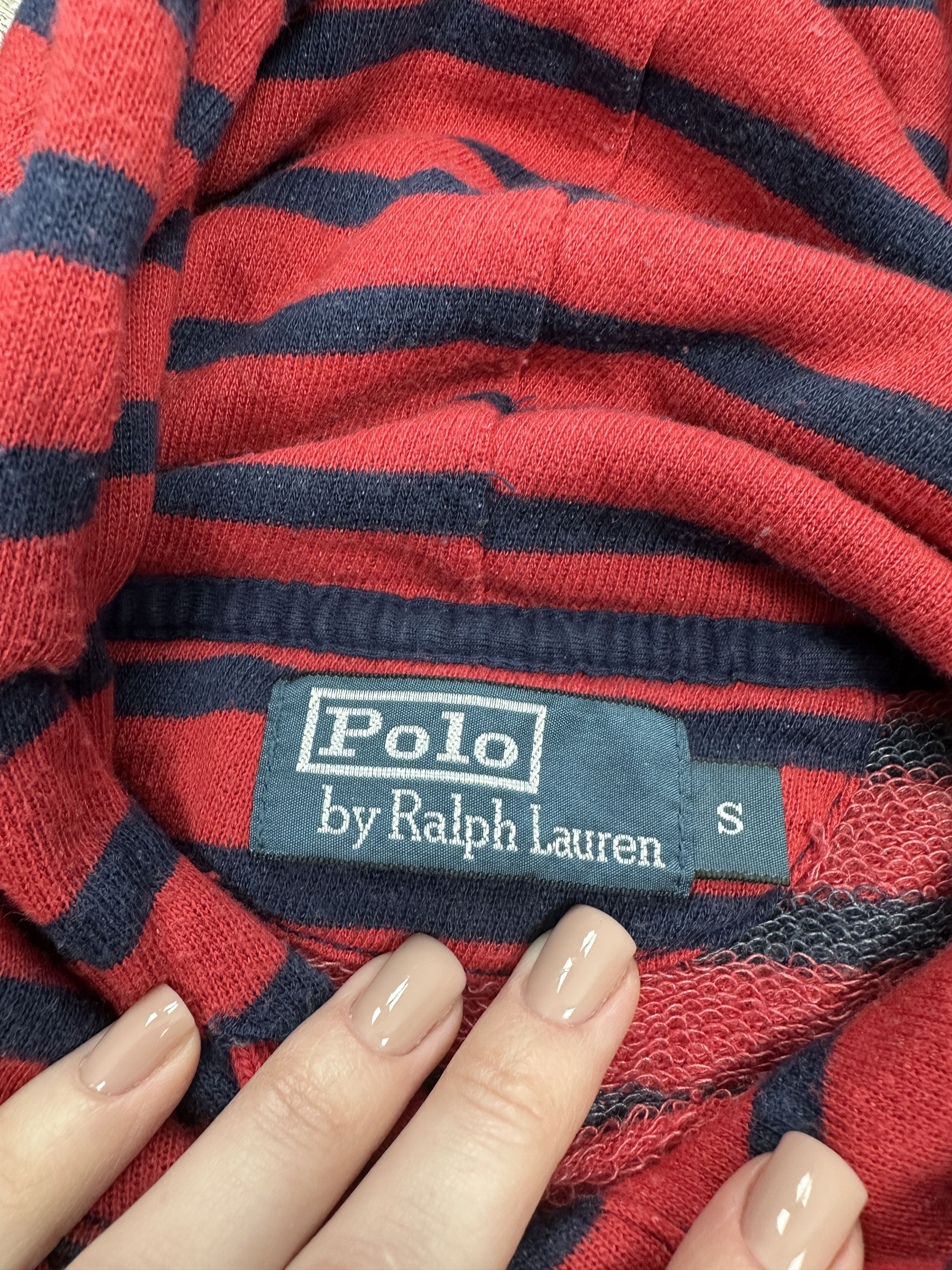 Polo Ralph Lauren Polo Ralph Lauren Vintage Mens Striped Hoodie y2k Size US S / EU 44-46 / 1 - 5 Thumbnail