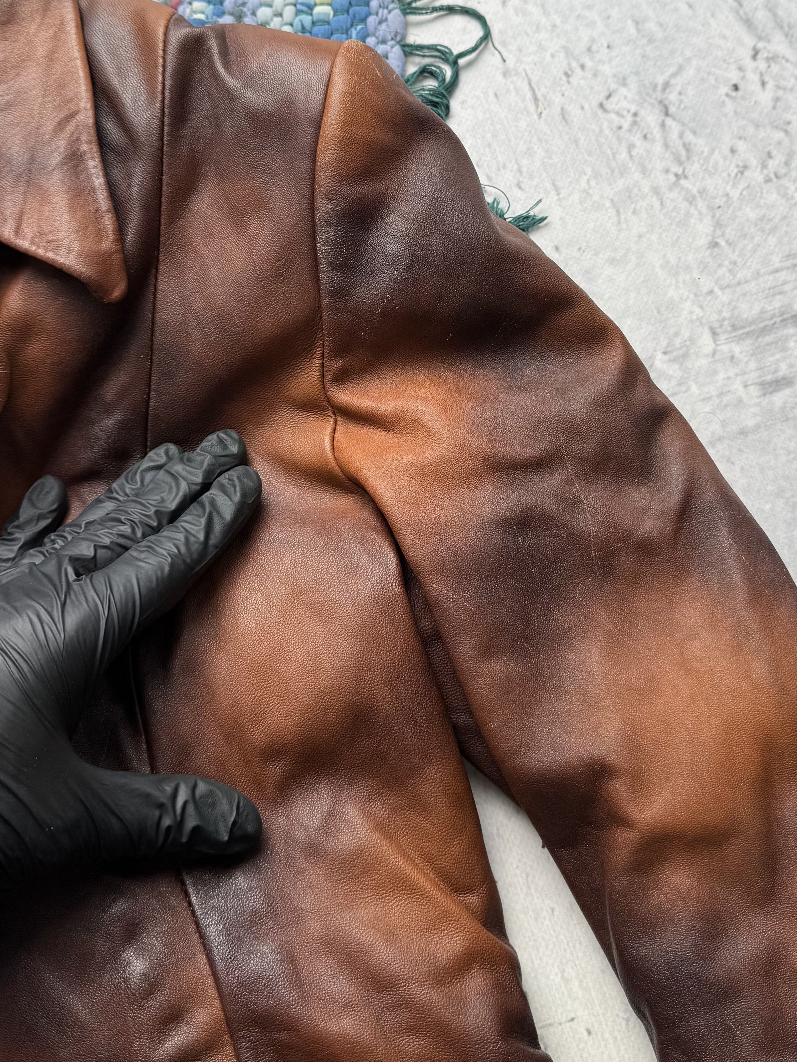 Vintage Vintage Faded Leather Coat A8(V1)D15 Size S / US 4 / IT 40 - 12 Thumbnail