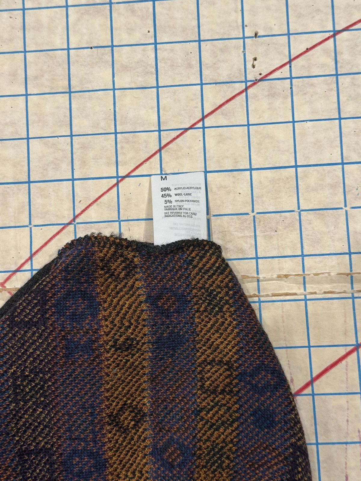 Vintage Vintage Albemarle Patterned Knit Button Up Vest Mens SizeMed Size 42R - 7 Thumbnail