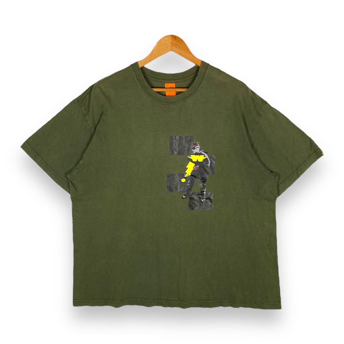 image of Wtaps Japan By Tetsu Nishiyama Tee in Army Green, Men's (Size XL)