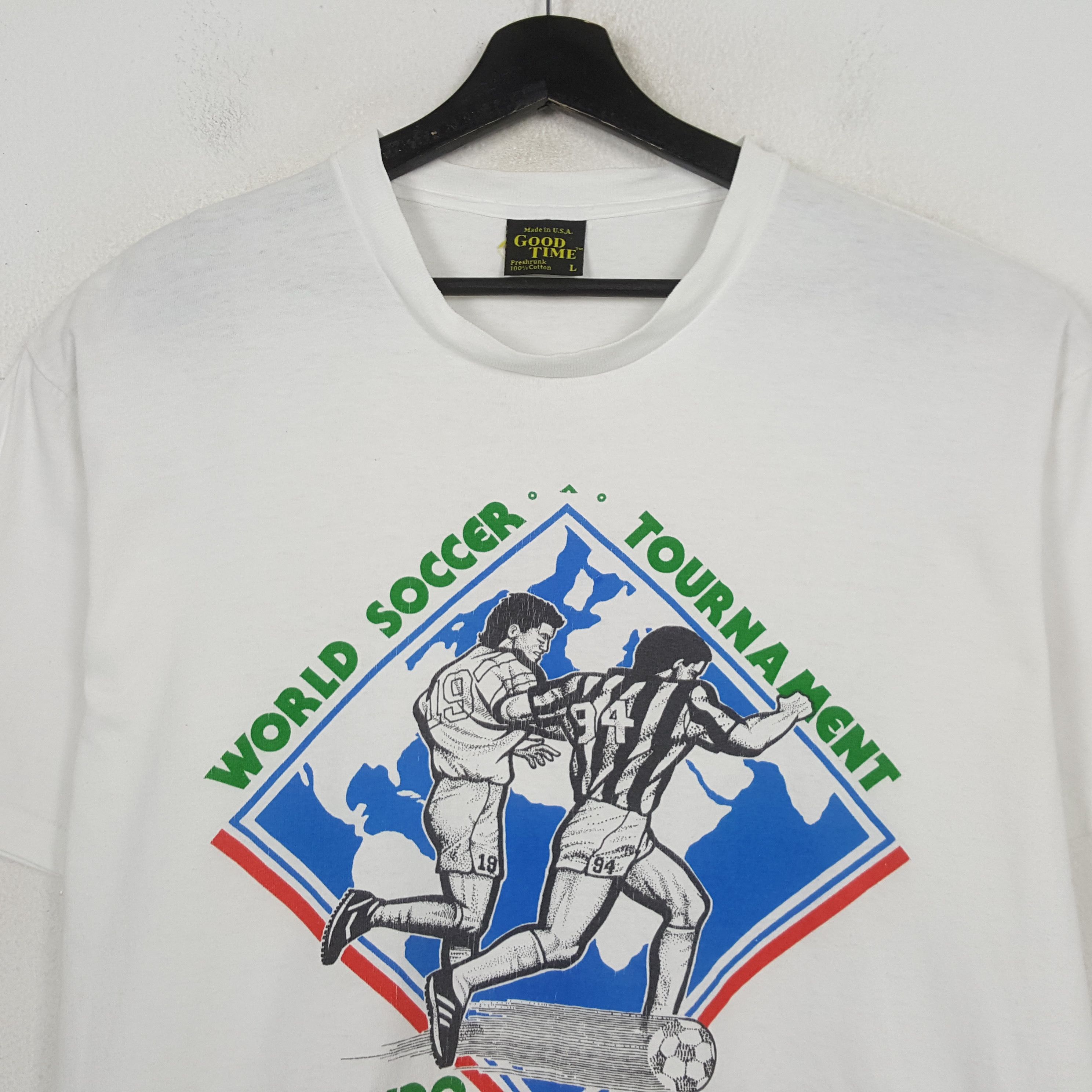 Vintage World Soccer Tournament Orlando Florida Tshirt C299N43 Size US L / EU 52-54 / 3 - 2 Thumbnail