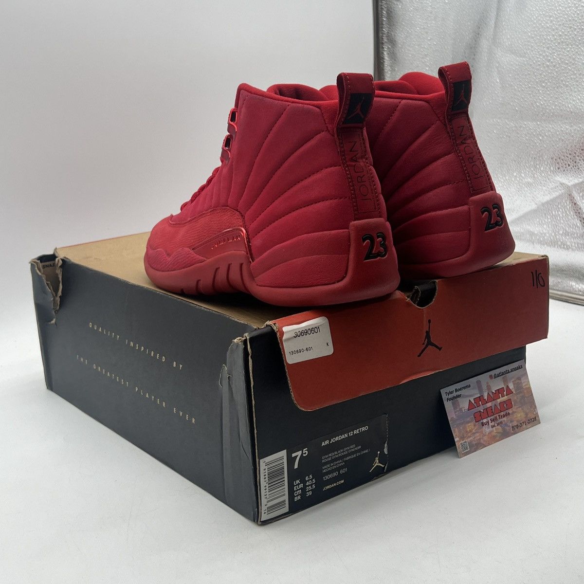 Jordan Brand Air Jordan 12 gym red Size US 7.5 / EU 40-41 - 4 Thumbnail