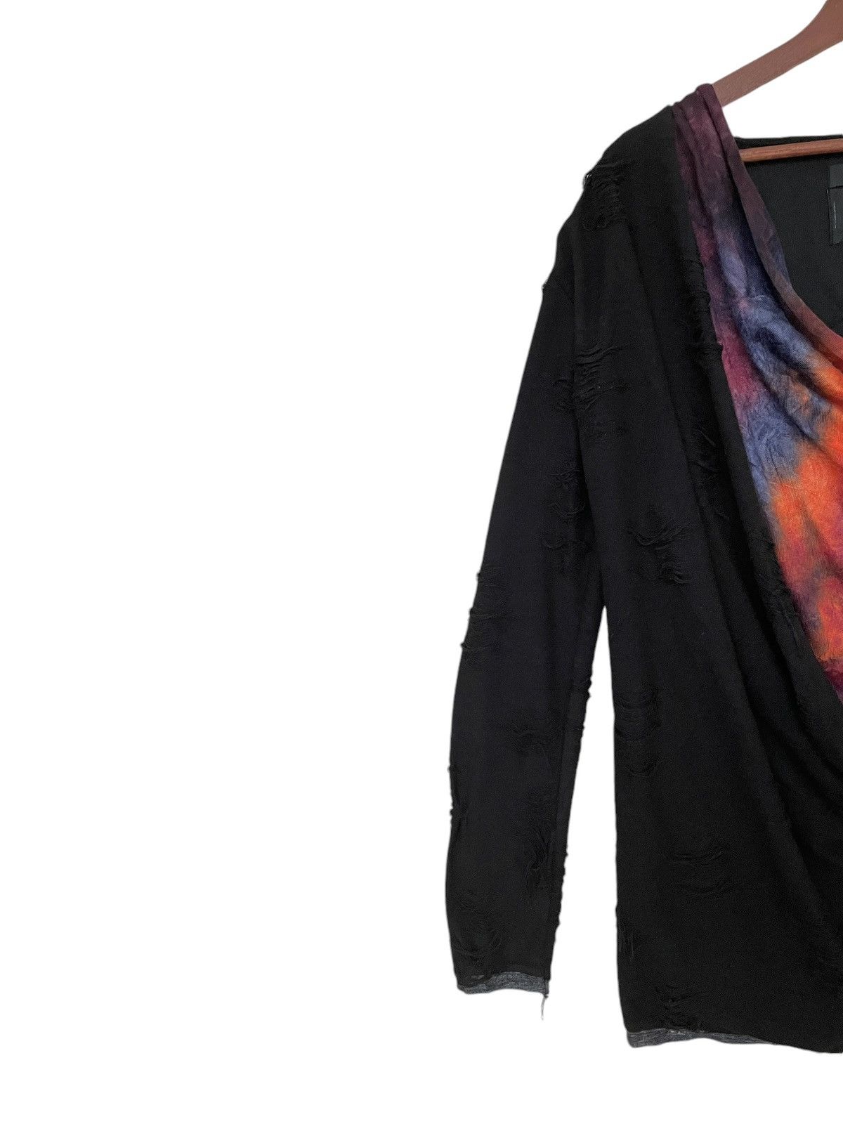 If Six Was Nine × Japanese Brand × Le Grande Bleu (L.G.B.) Vintage Japanese Brand Midas Cowl Black Top 1990s Size US M / EU 48-50 / 2 - 5 Thumbnail