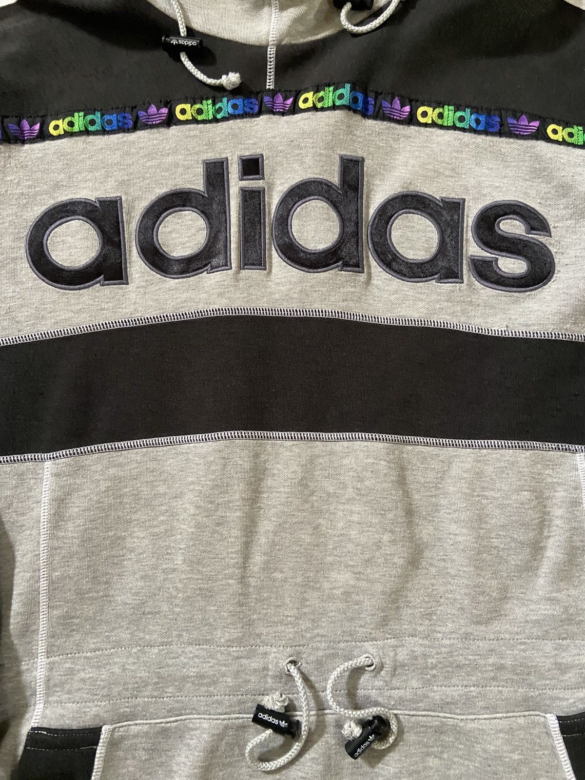 Adidas × Vintage Vintage Adidas Hoodie Size US L / EU 52-54 / 3 - 2 Thumbnail