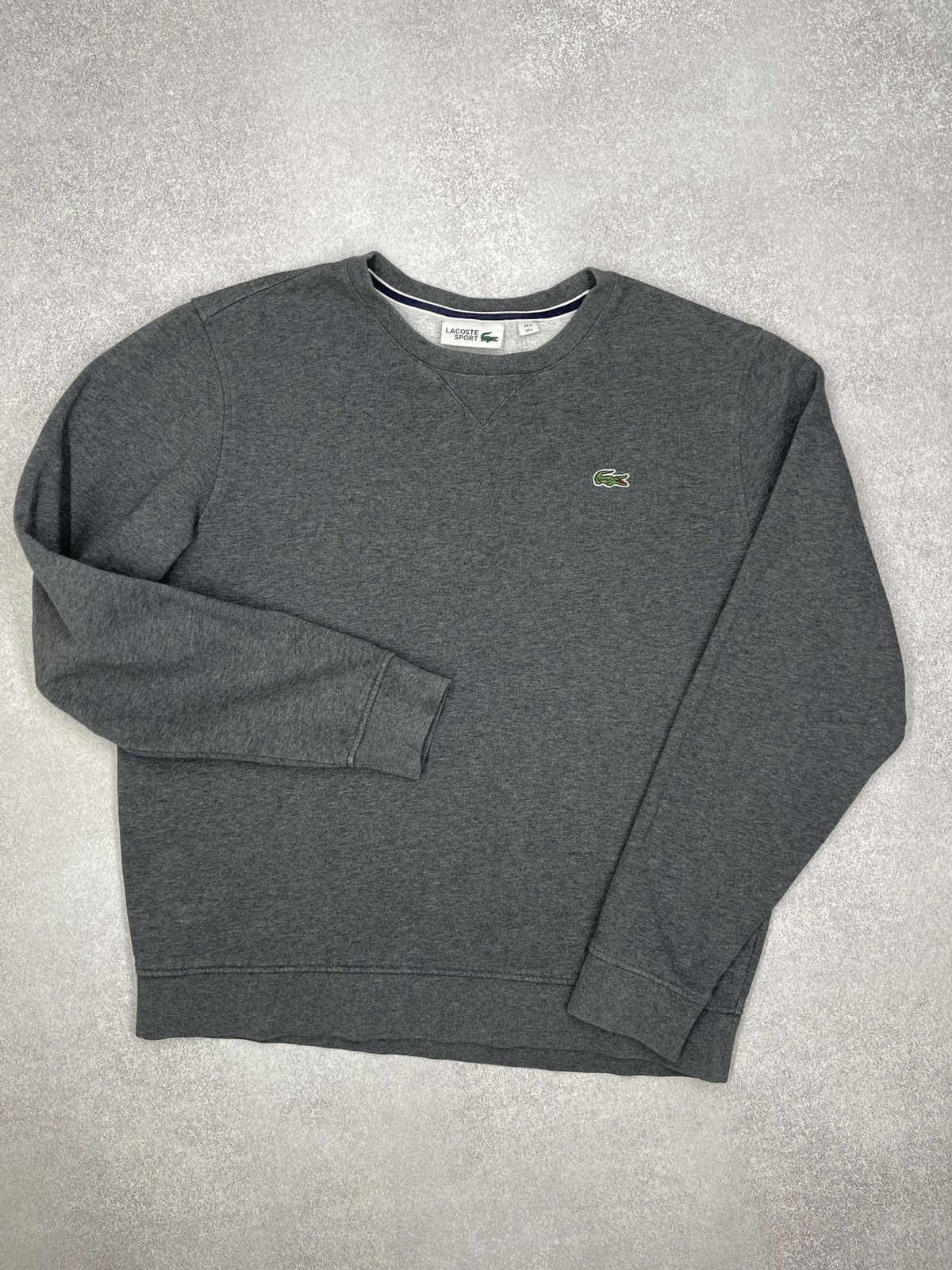 Lacoste Mens Lacoste Crew Sweatshirt Grey Size L Size US L / EU 52-54 / 3 - 2 Thumbnail