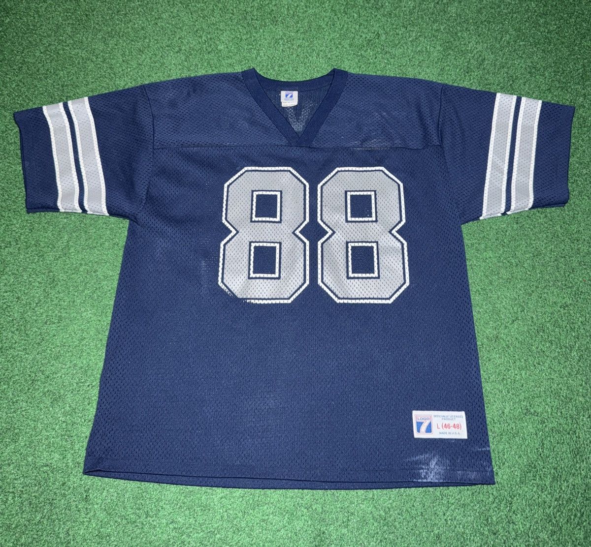 Logo 7 Vintage 90s Michael Irvin Dallas Cowboys Retro #88 Jersey Size US L / EU 52-54 / 3 - 1 Thumbnail
