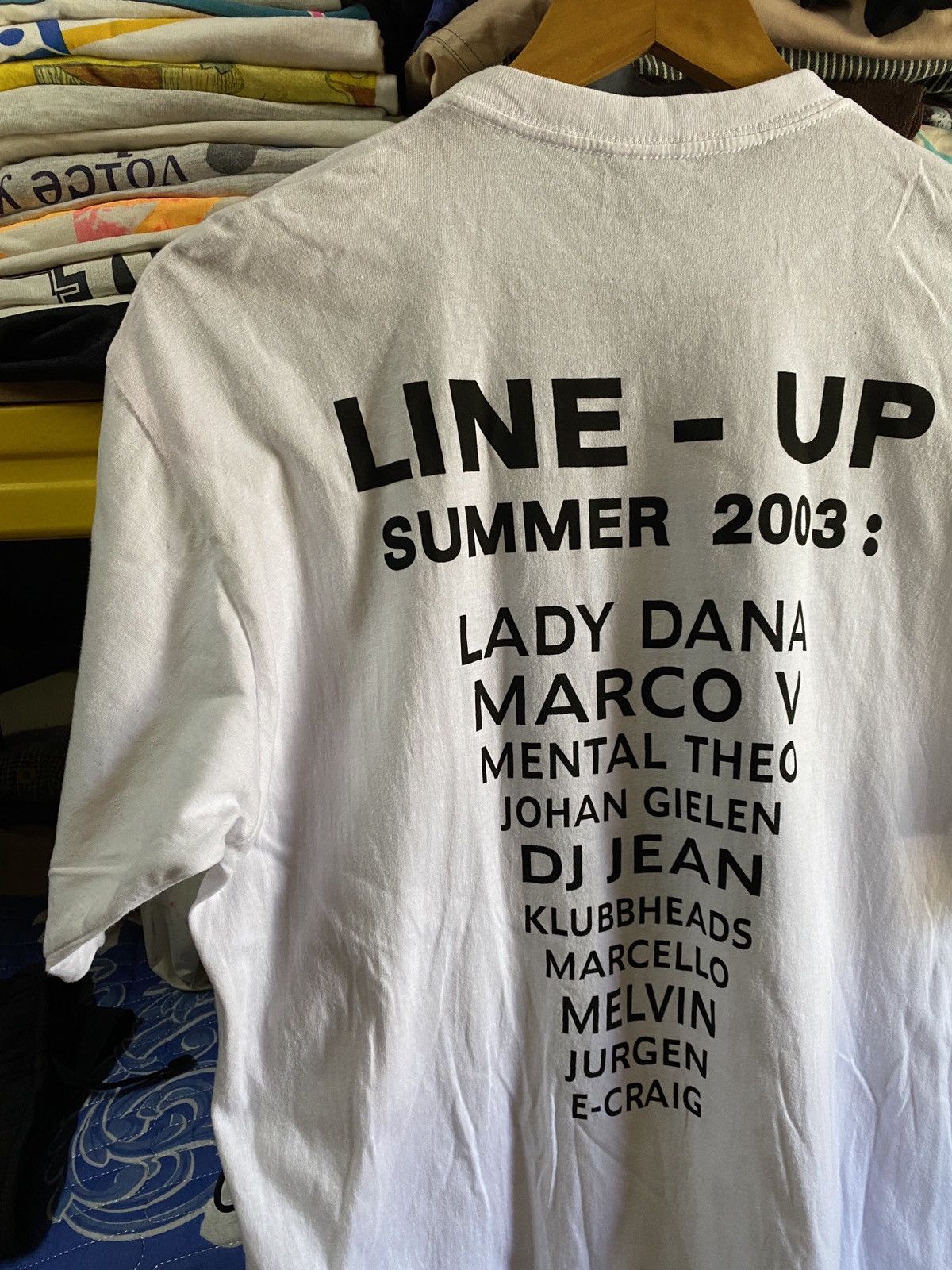Rap Tees Vintage 00s Mallorca Lineup Summer 2003 Electronics Rave Dj Size US M / EU 48-50 / 2 - 8 Thumbnail