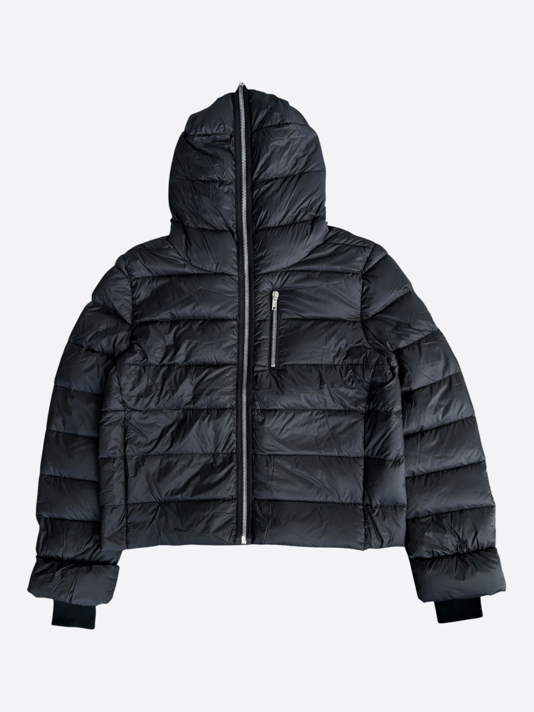 Rick Owens Rick Owens Black Gimp Puffer Jacket Size US XL / EU 56 / 4 - 1 Thumbnail