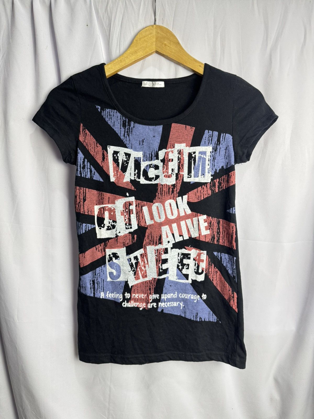 Tornado Mart Gothic Styled England Flag Tees Size US S / EU 44-46 / 1 - 1 Thumbnail