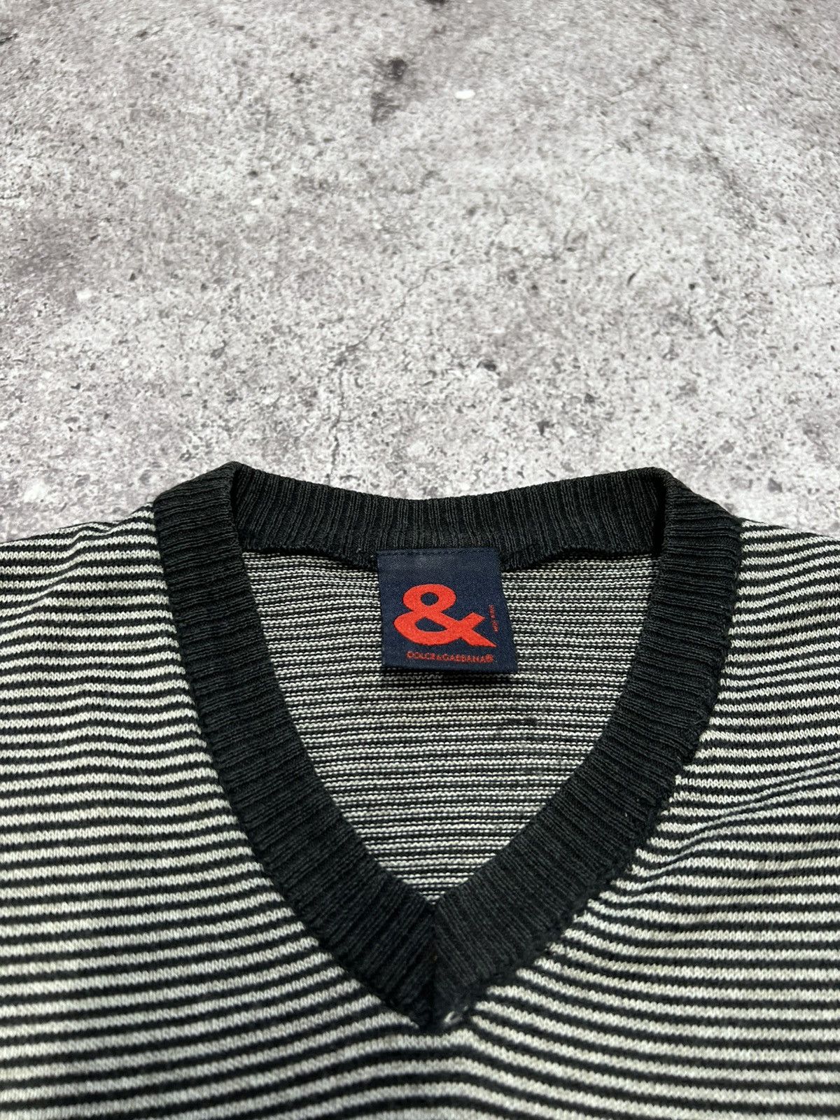 Dolce & Gabbana Dolce & Gabbana Striped Sweater Vest Wool Y2K Size L-M 52 Size US L / EU 52-54 / 3 - 8 Thumbnail