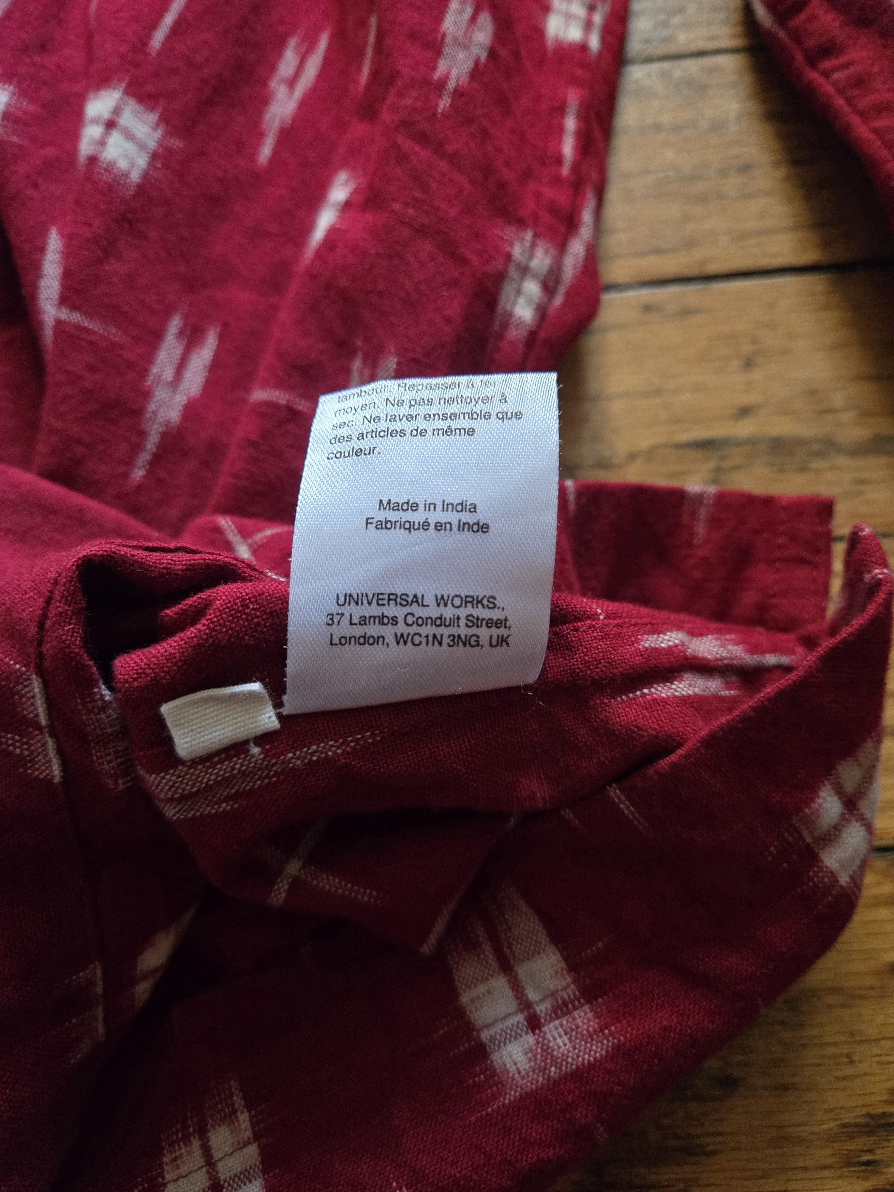 Universal Works Universal Works XL Garage button up shirt Size US XL / EU 56 / 4 - 4 Thumbnail