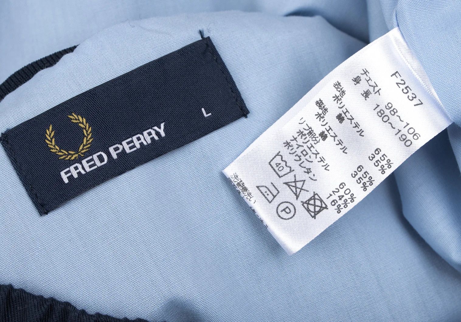 Fred Perry Hooded Anorak Hoodie in Navy, Size L Size US L / EU 52-54 / 3 - 16 Thumbnail
