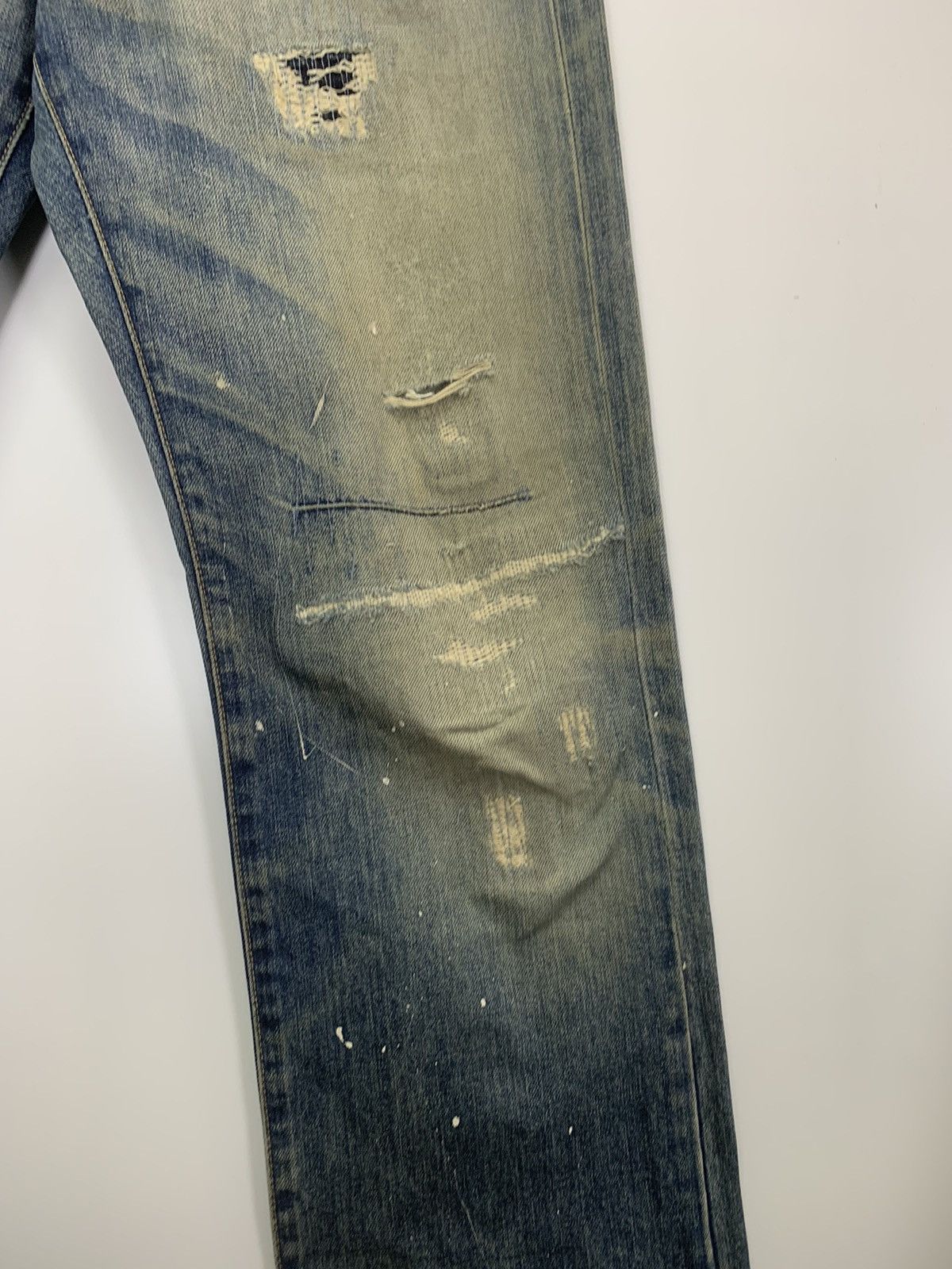 Takeo Kikuchi × Vintage Vintage Takeo Kikuchi distressed denim Size US 44 / EU 60 - 6 Thumbnail