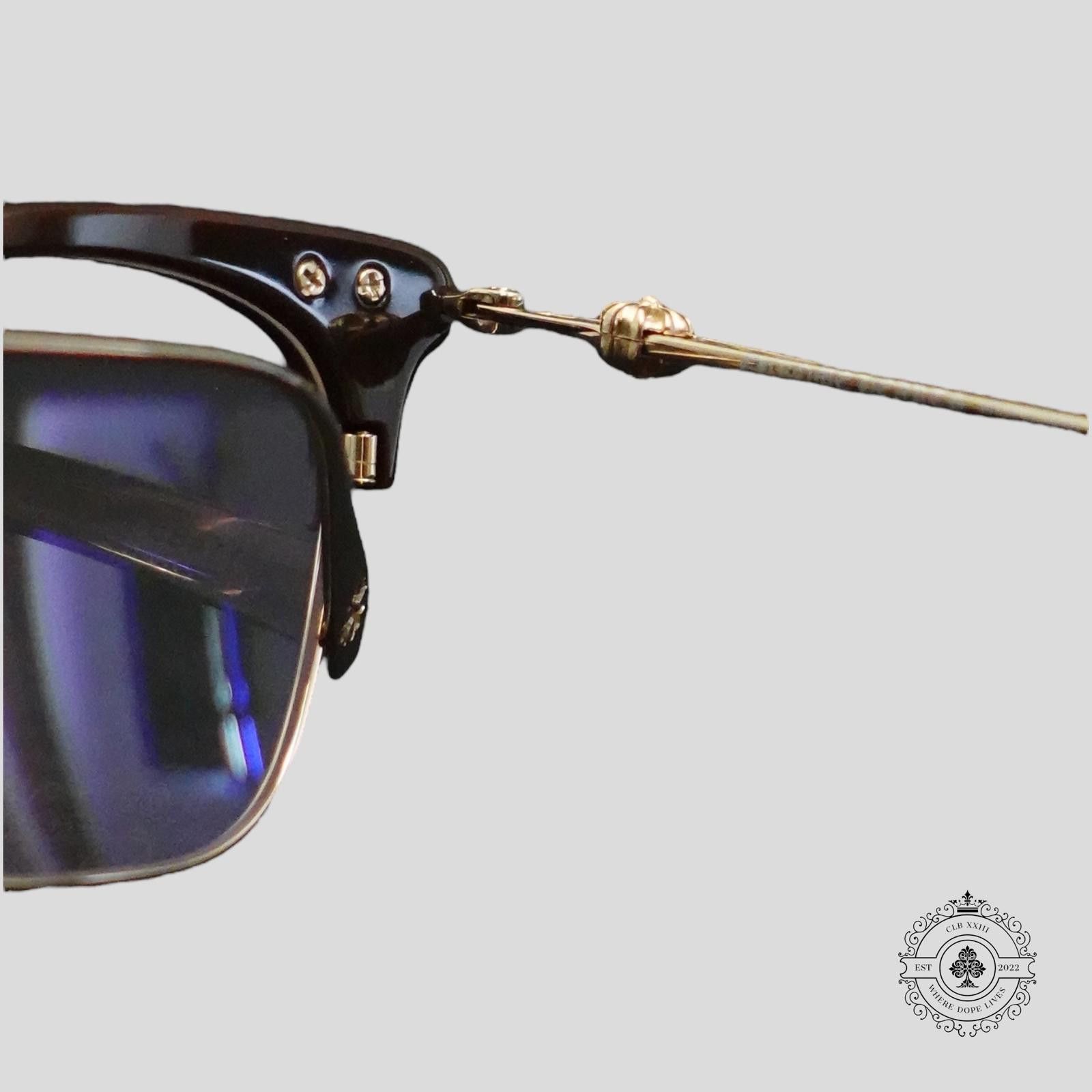 Chrome Hearts Chrome Hearts Sluntradiction Sunglasses in Brown/Gold Size ONE SIZE - 5 Thumbnail