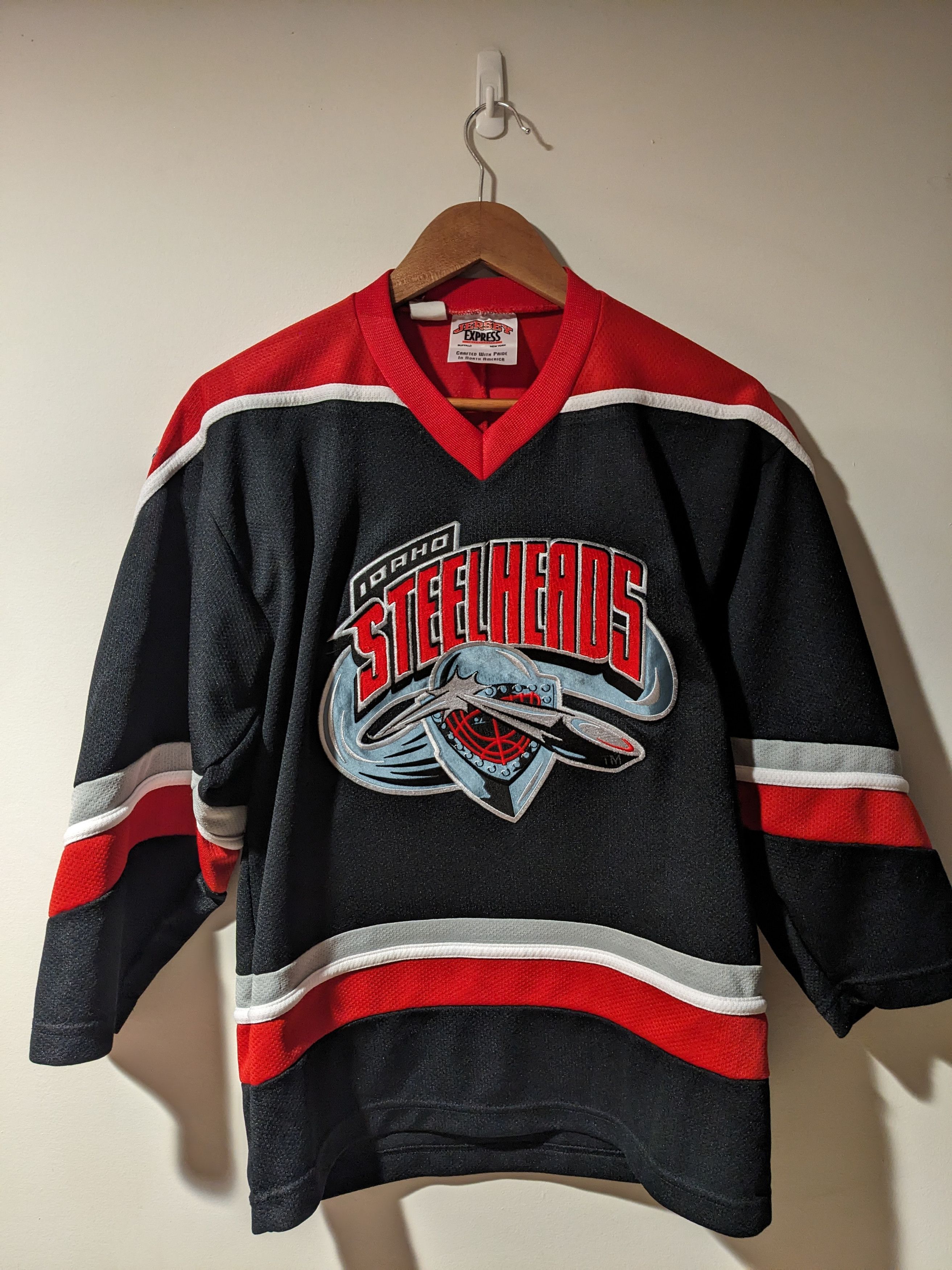 NHL × Vintage Vintage Idaho Steelheads ECHL Youth Small Hockey Jersey Size US S / EU 44-46 / 1 - 1 Thumbnail