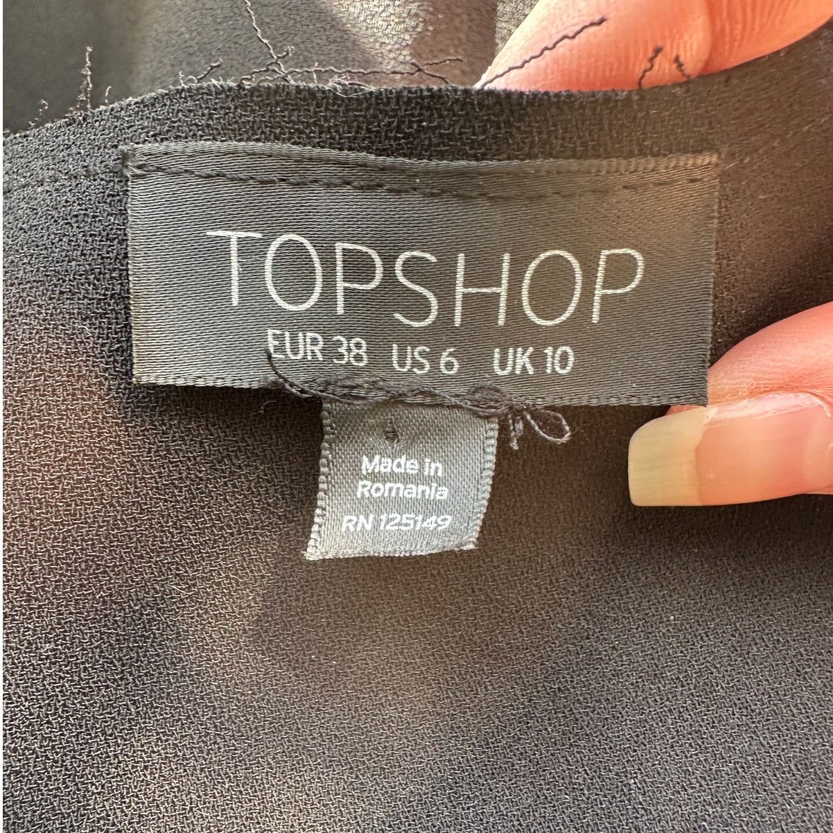 Topshop Topshop Black VNeck Zip Sleeveless Utility Pocket Dress 6 Size M / US 6-8 / IT 42-44 - 10 Thumbnail