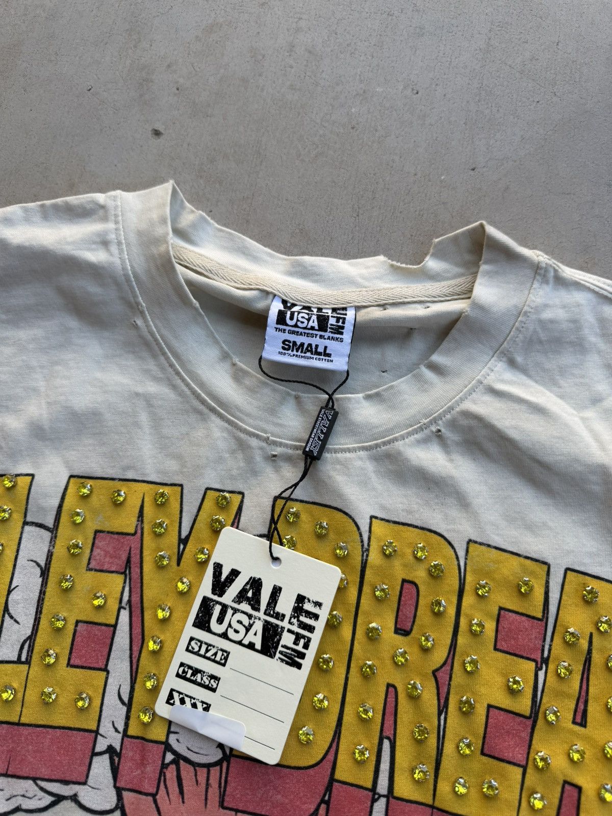 Vale Vale Forever Chaos Bling Tee Tan Size Small Size US S / EU 44-46 / 1 - 12 Thumbnail