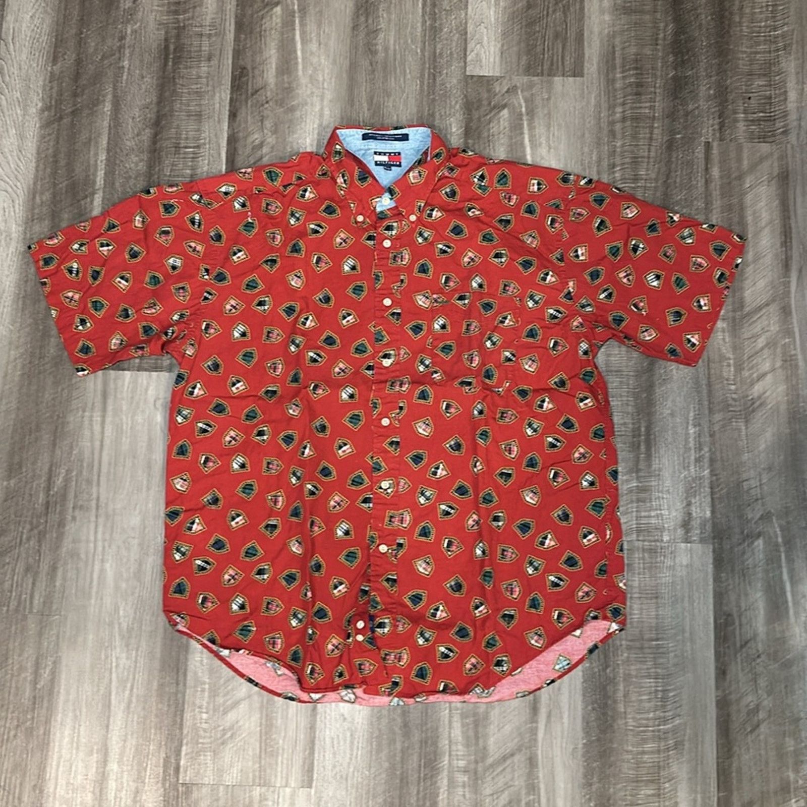Tommy Hilfiger Tommy Hilfiger Vintage Shield Crest Short Sleeve - XL Size US XL / EU 56 / 4 - 2 Thumbnail