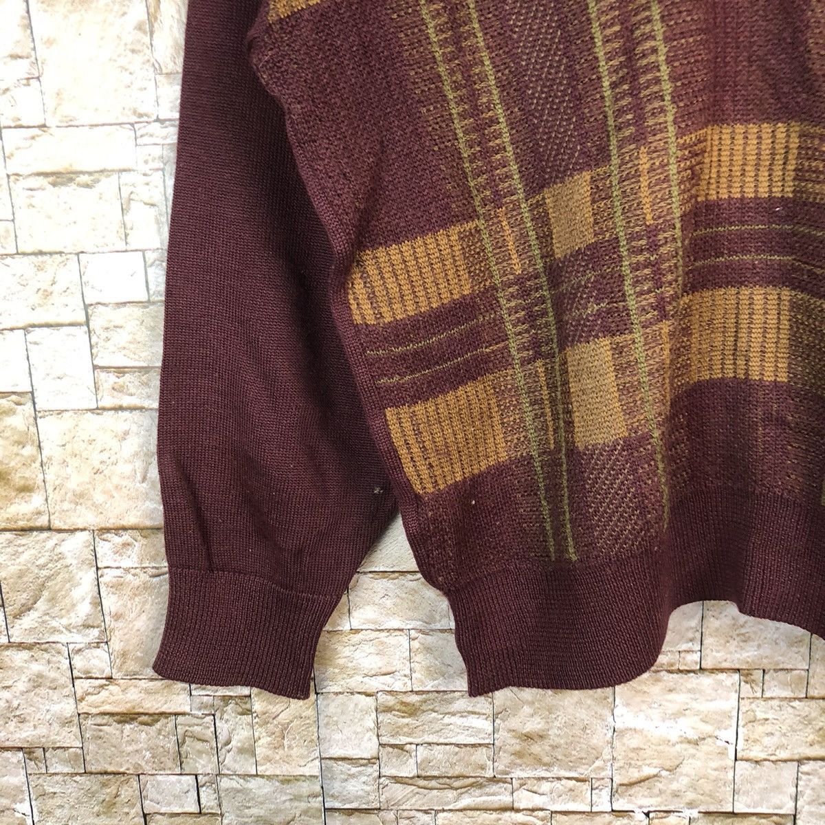 Golden Bear Golden Bear vintage Maroon Knitwear sweatshirt #A1075 Size US S / EU 44-46 / 1 - 7 Thumbnail