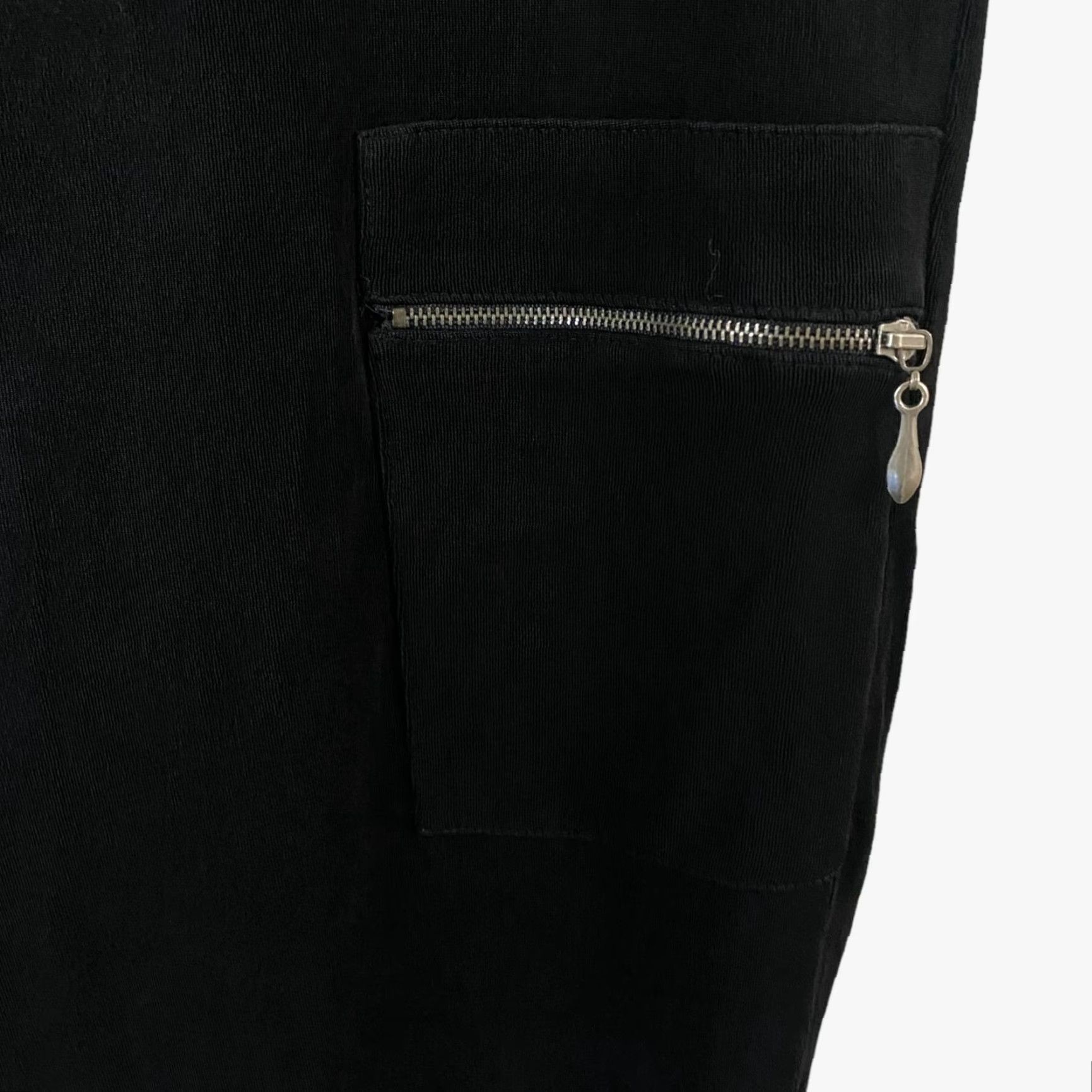 Vintage CHICO'S Travelers Comfort Fit Wide-Leg Pants Black Cropped Stretch Zip Pockets Womens 2 Beach Size 26" / US 2 / IT 38 - 7 Thumbnail