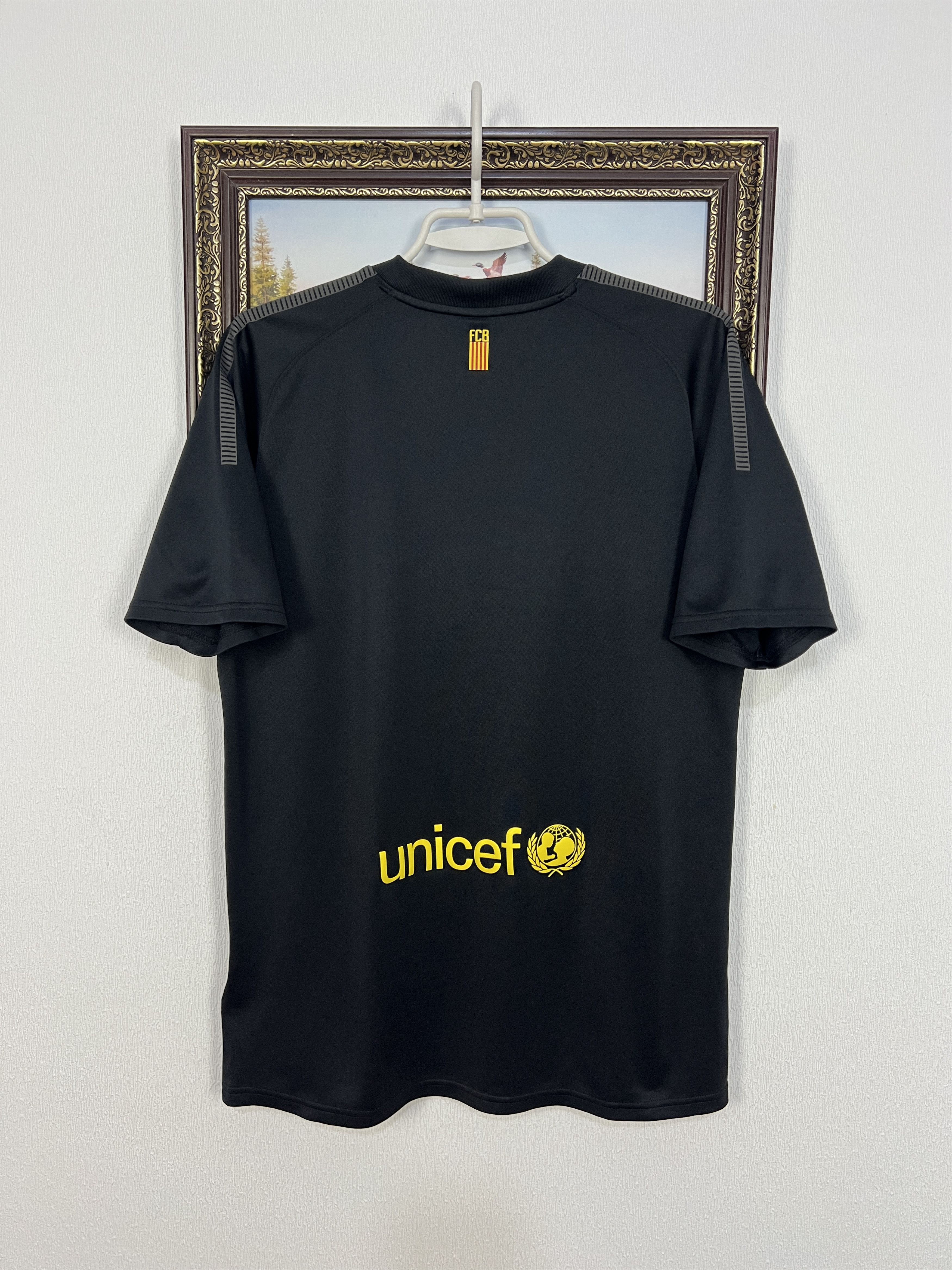 Nike Barcelona Away football shirt 2011 Soccer Nike Black Jersey Size US M / EU 48-50 / 2 - 14 Thumbnail