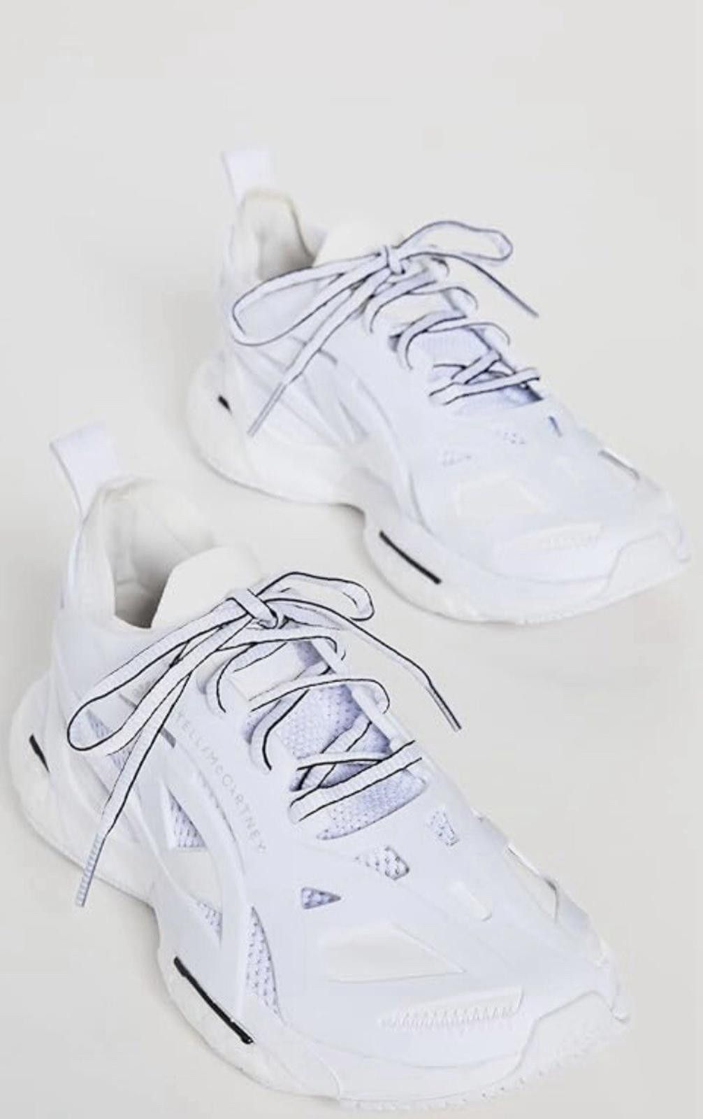 Adidas adidas Stella McCartney x SolarGlide White W Sz 8.5 $245 Size US 8.5 / IT 38.5 - 3 Thumbnail