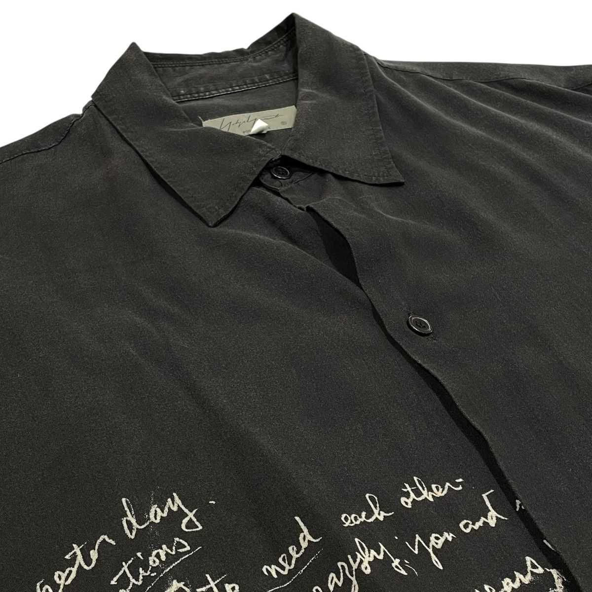 Yohji Yamamoto Yohji Yamamoto pour homme/HH-B62-295 19SS Long Shirt Size US L / EU 52-54 / 3 - 3 Thumbnail