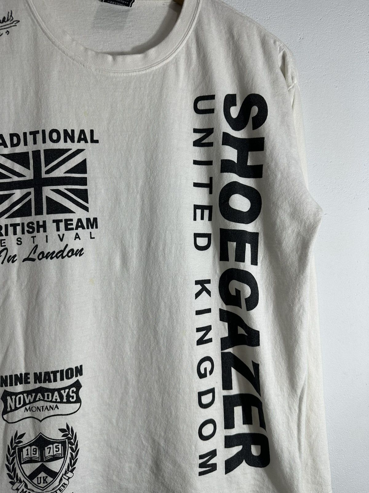 Beauty Beast BRITISH LONDON POEM UNITED KINGDOM LONG SLEEVE TE Size US L / EU 52-54 / 3 - 4 Thumbnail