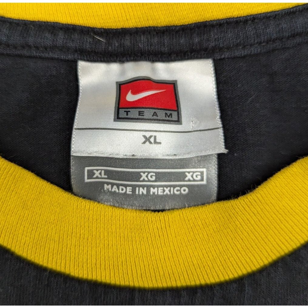 MLB × Nike × Vintage Y2K Pittsburgh Pirates yellow and black ringer t-shirt Size US XL / EU 56 / 4 - 3 Thumbnail