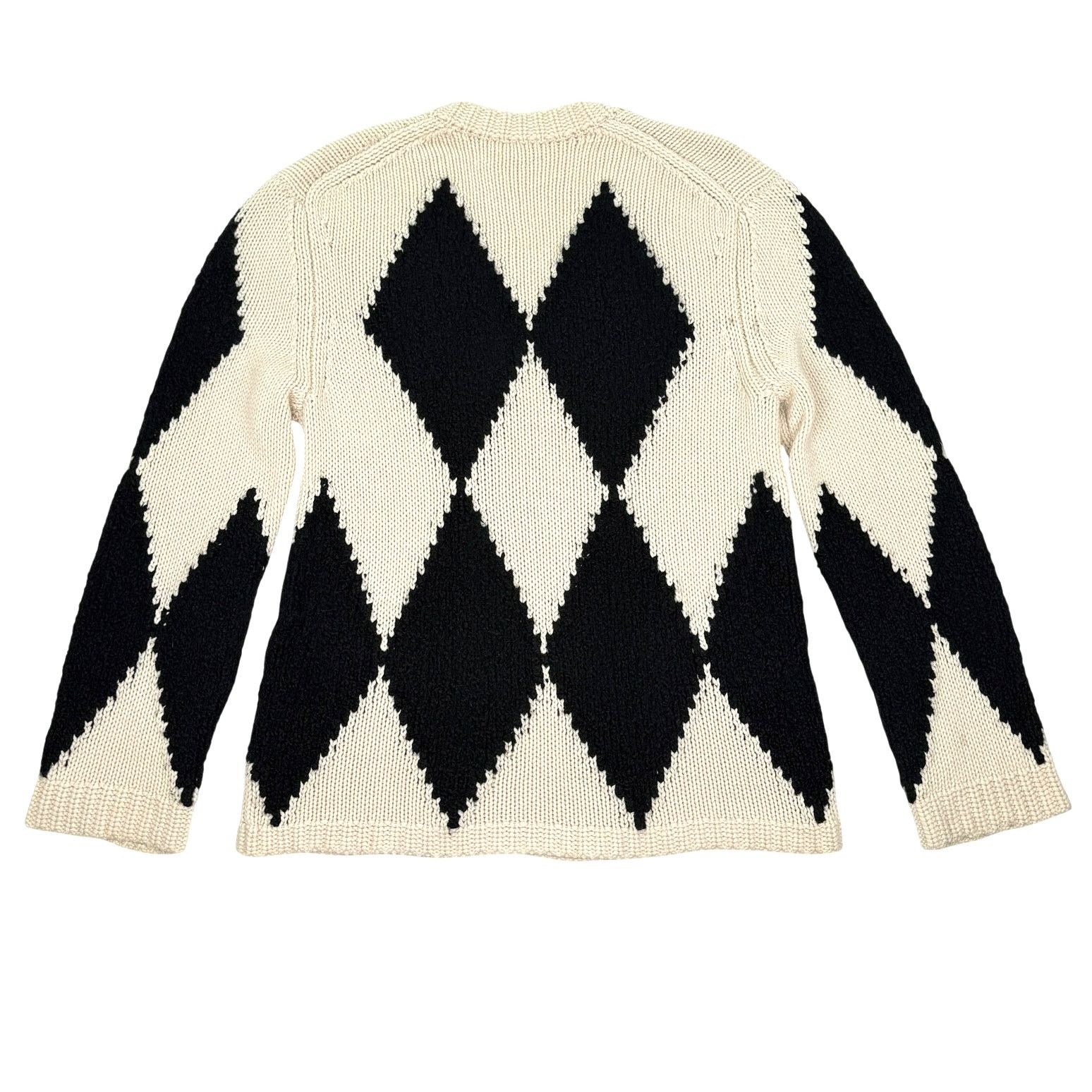 KHAITE Khaite Valerie Argyle Cashmere Sweater Deep V-Neck Oversized Size M / US 6-8 / IT 42-44 - 5 Thumbnail