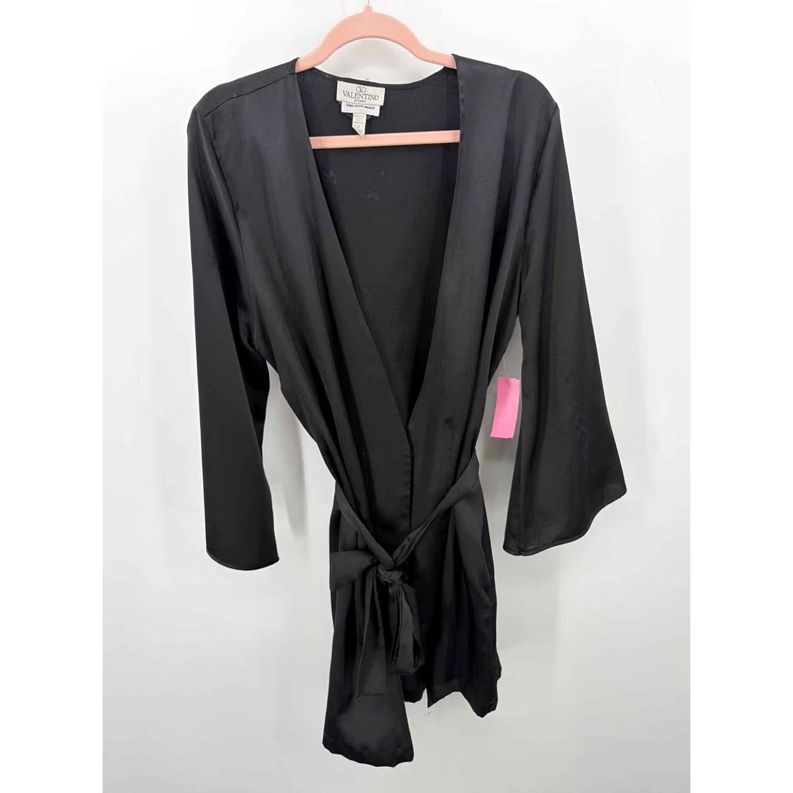 Valentino Valentino Robe Black Small Size ONE SIZE - 4 Thumbnail