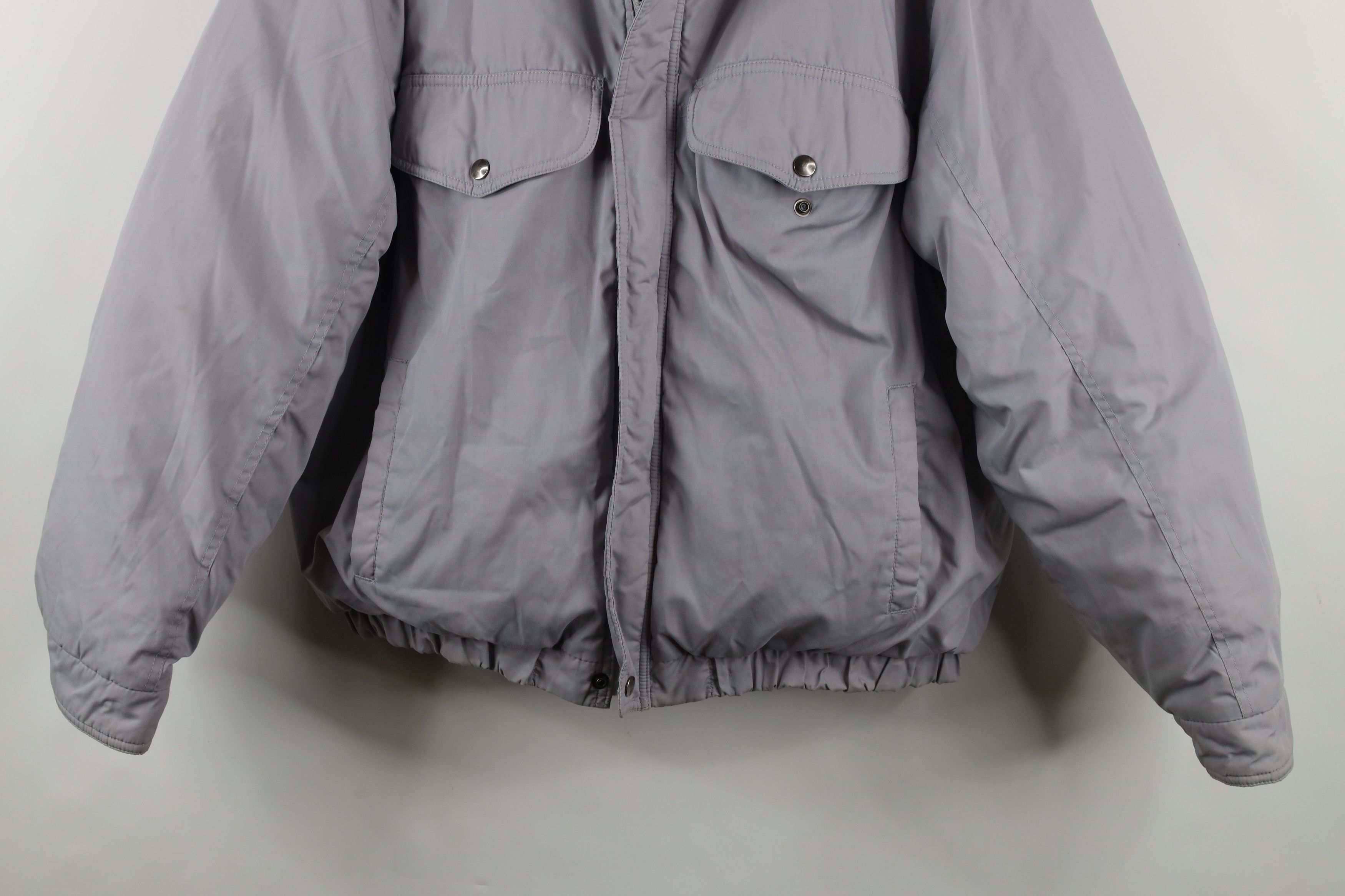 Vintage Vintage 90s Streetwear Cloth Lined Puffer Bomber Jacket Size US XL / EU 56 / 4 - 3 Thumbnail