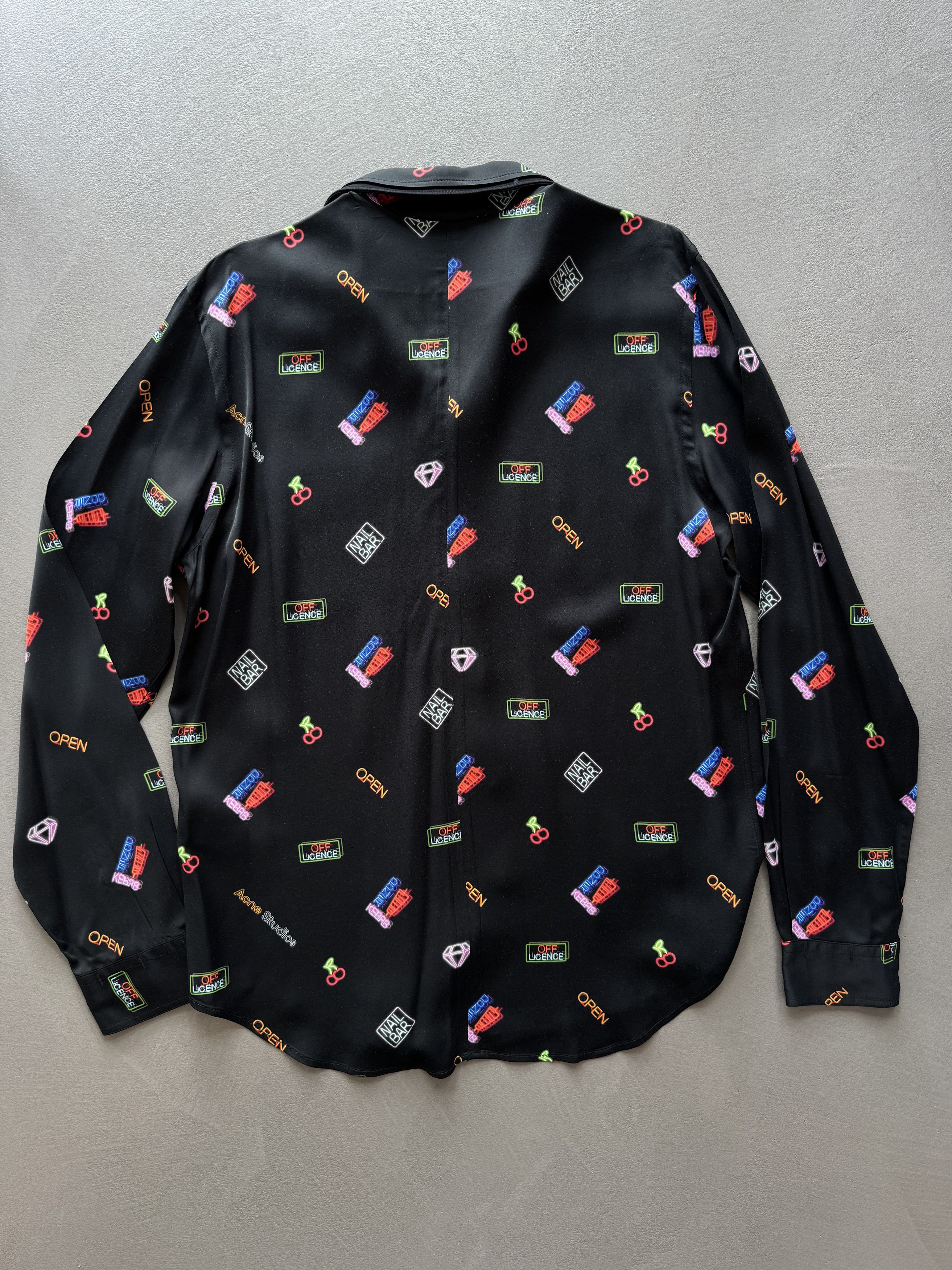 Acne Studios Acne Studios Viscose Long Sleeve Shirt Size US M / EU 48-50 / 2 - 3 Thumbnail
