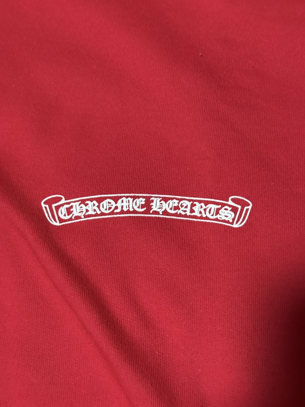 Chrome Hearts Chrome Hearts Red Hoodie XL Size US XL / EU 56 / 4 - 5 Thumbnail