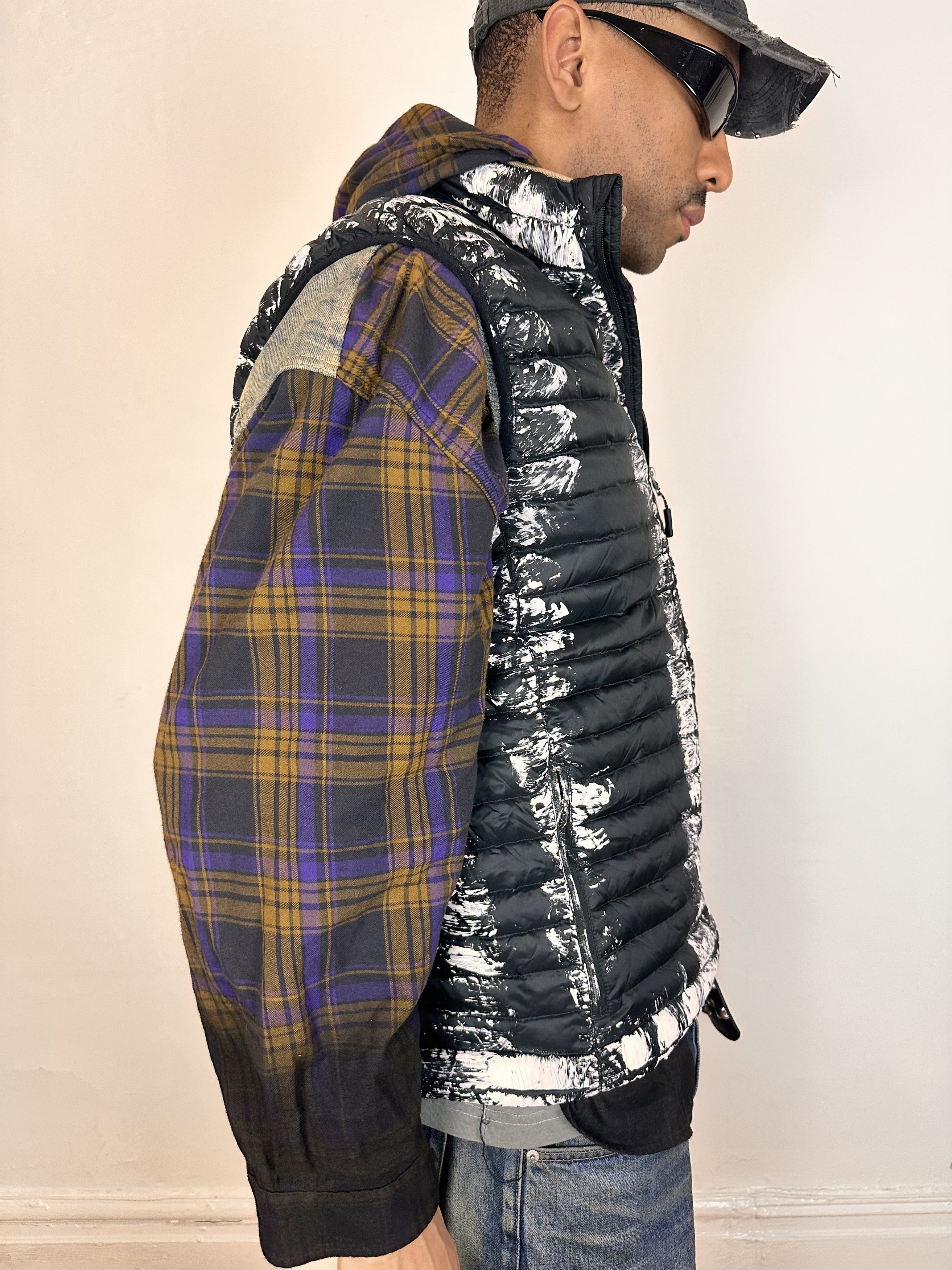 Eddie Bauer ASTROBOI* Eddie Bauer Black Painted Puffer Vest - Tall Large Size US L / EU 52-54 / 3 - 3 Thumbnail