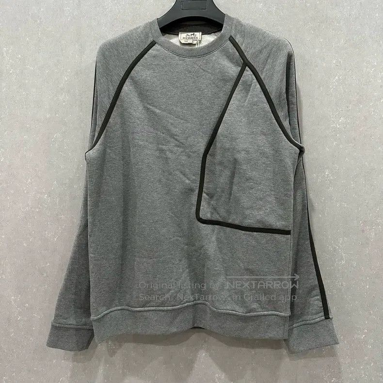 Hermes Hermes patterned striped sweater Size L / US 10 / IT 46 - 1 Thumbnail
