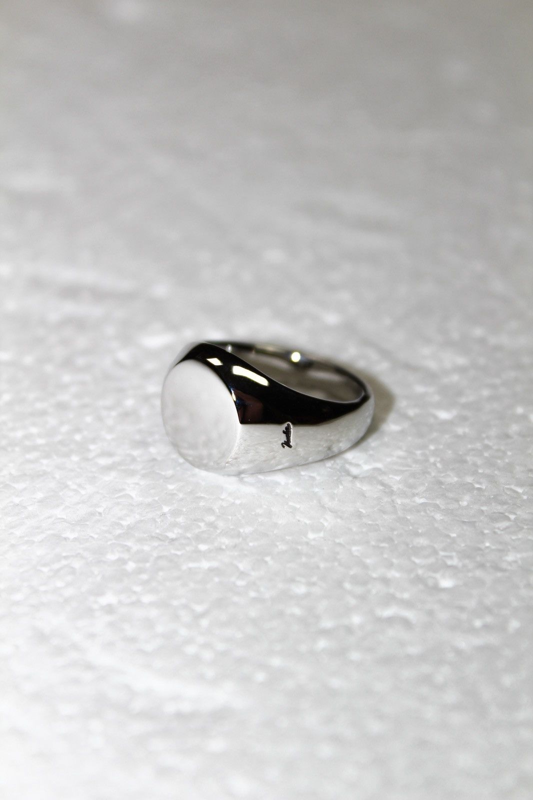 Number (N)ine Round Signet Ring (size 19) Size ONE SIZE - 1 Thumbnail