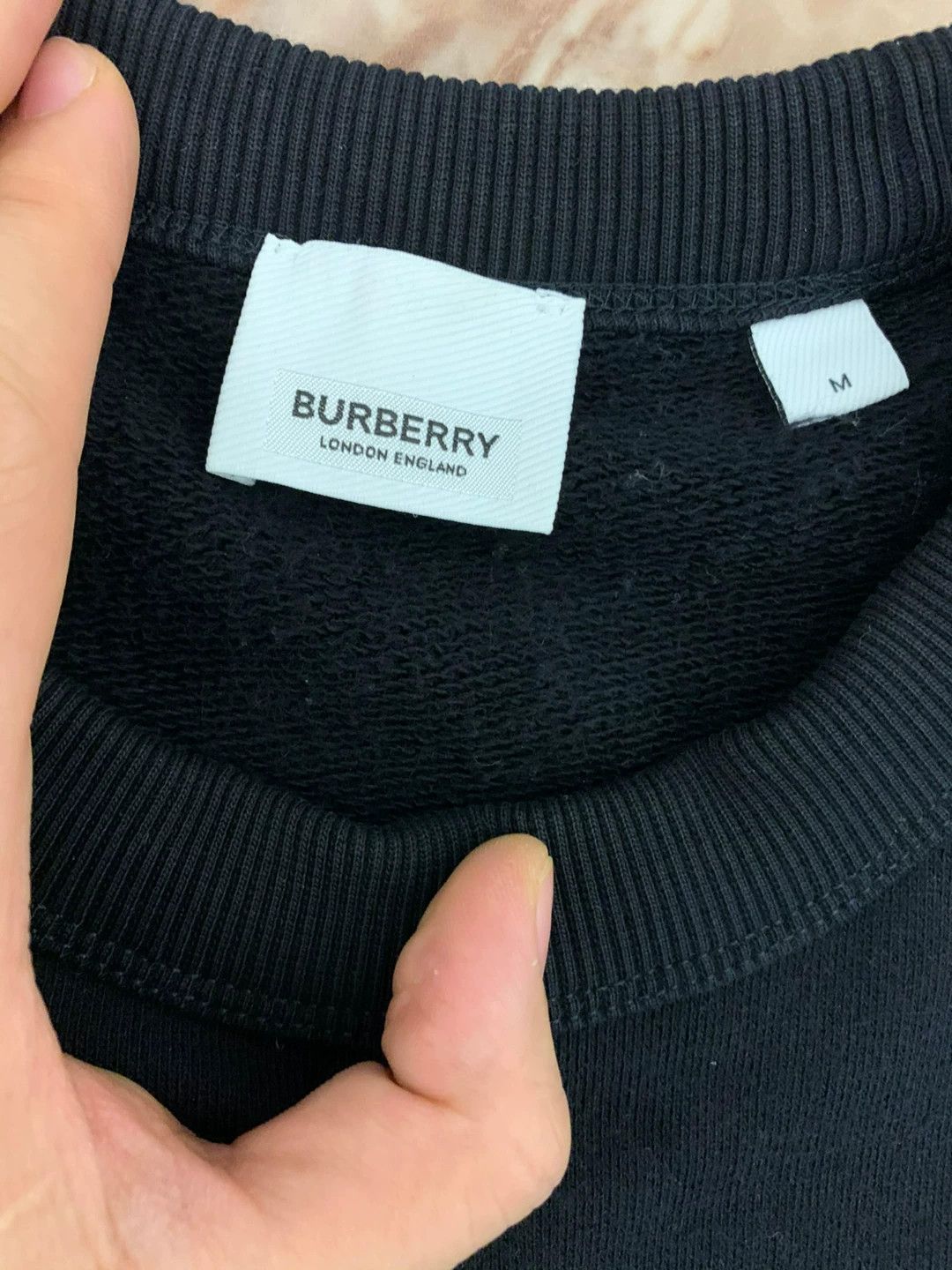 Burberry Burberry Authentic Big Logo Sweatshirt Size US M / EU 48-50 / 2 - 2 Thumbnail