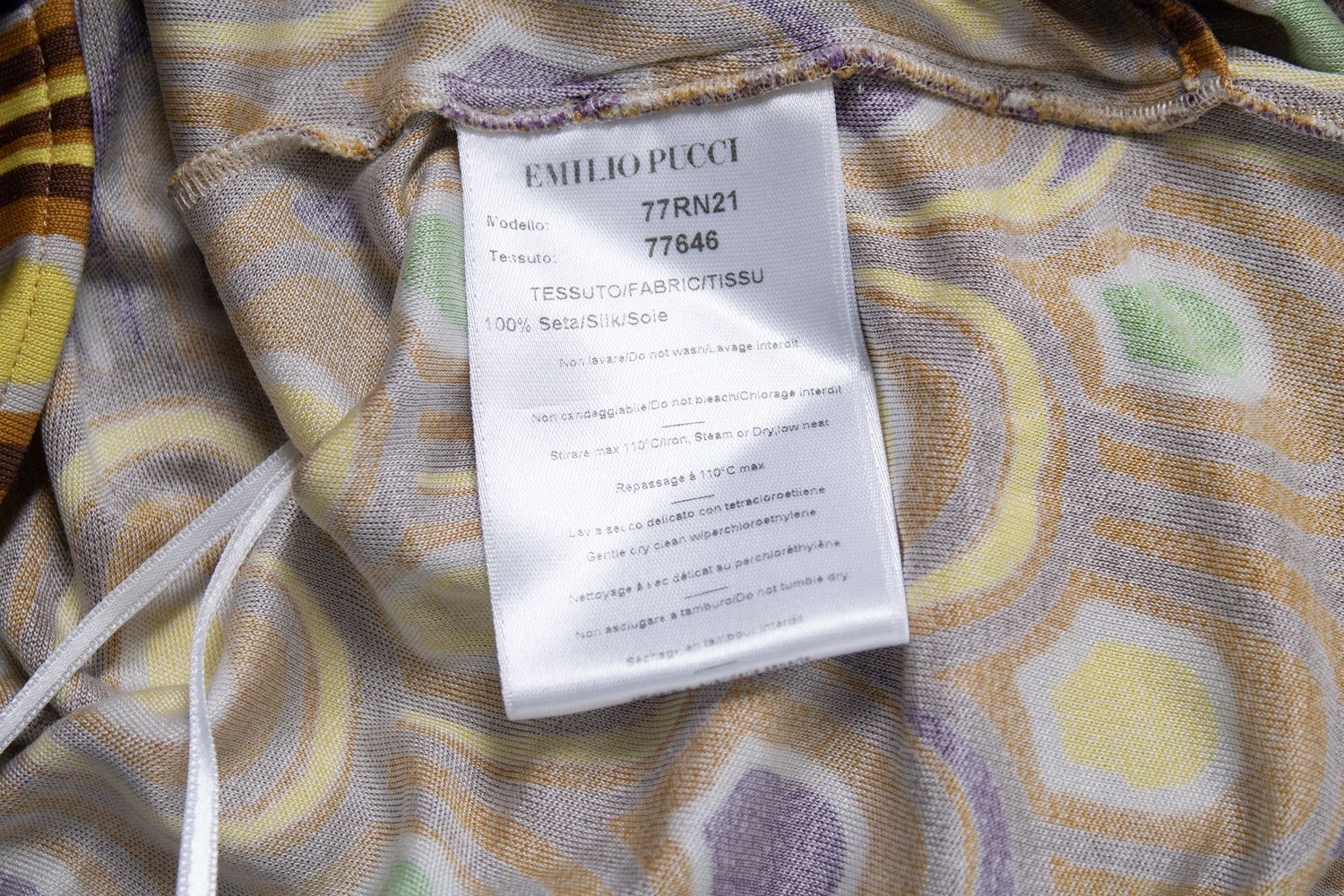 Emilio Pucci Emilio Pucci, Graphic printed cross over top Size M / US 6-8 / IT 42-44 - 7 Thumbnail